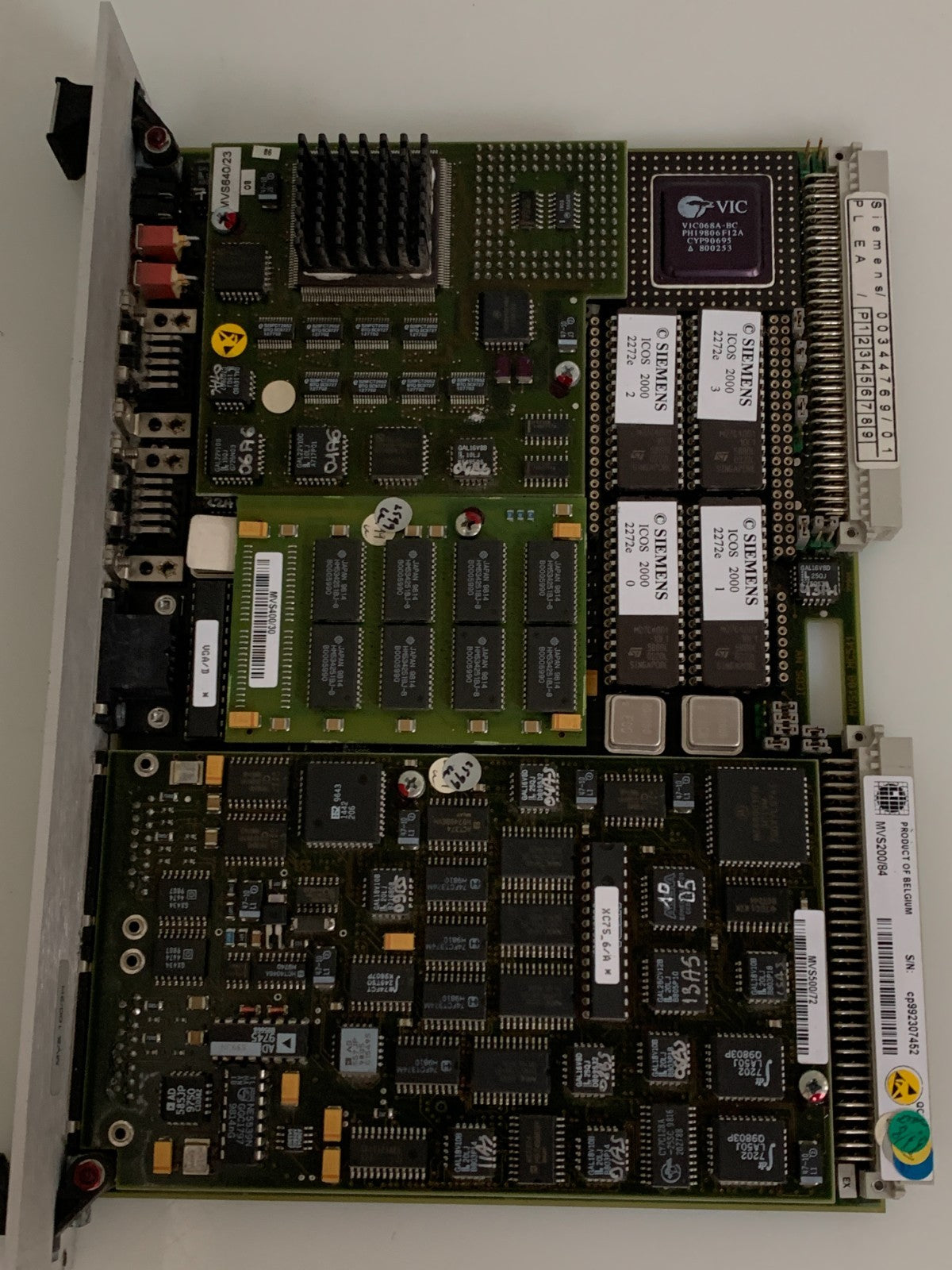 SIEMENS ICOS CIRCUIT BOARD CAMERA CONTROL MVS EDA 1 MVS 100 MC541