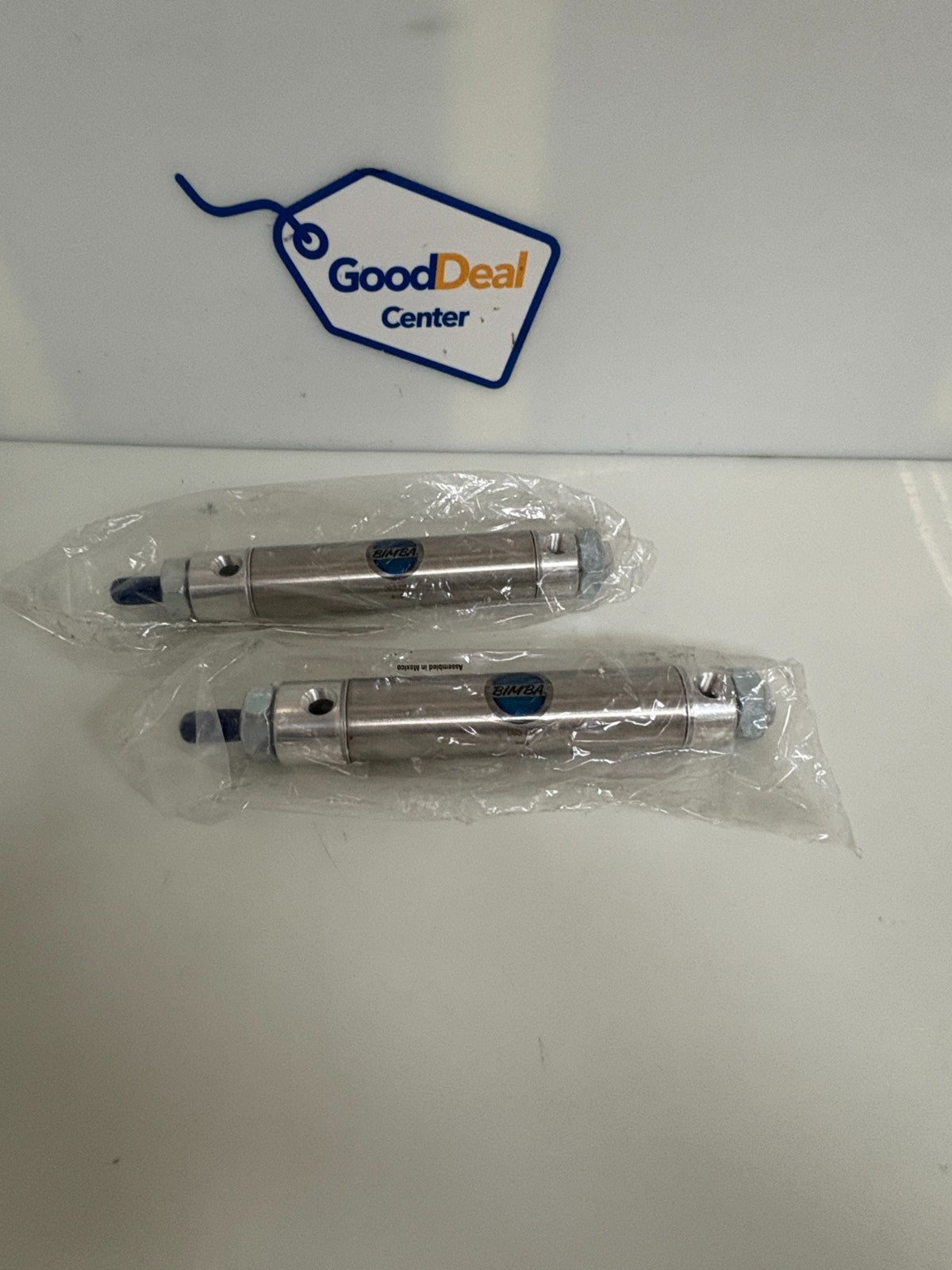LOT OF 2 BIMBA PNEUMATIC CYLINDER AIR DOUBLE ACTING 093-DX