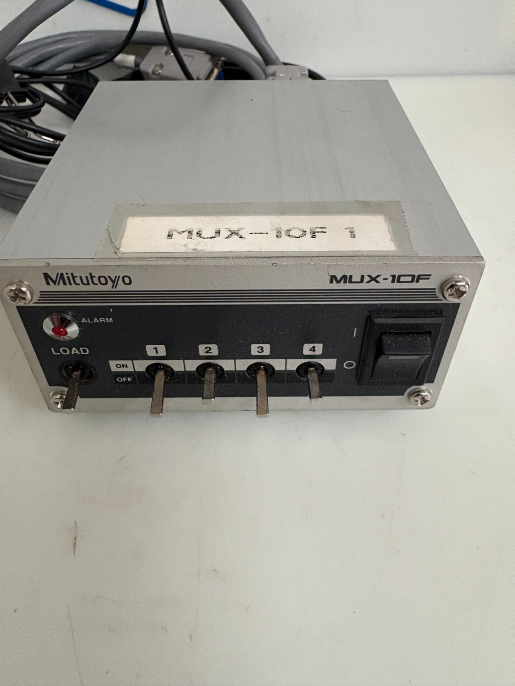 MITUTOYO MULTIPLEXER MUX-10F 264-002 W/POWER SUPPLY AND CABLE