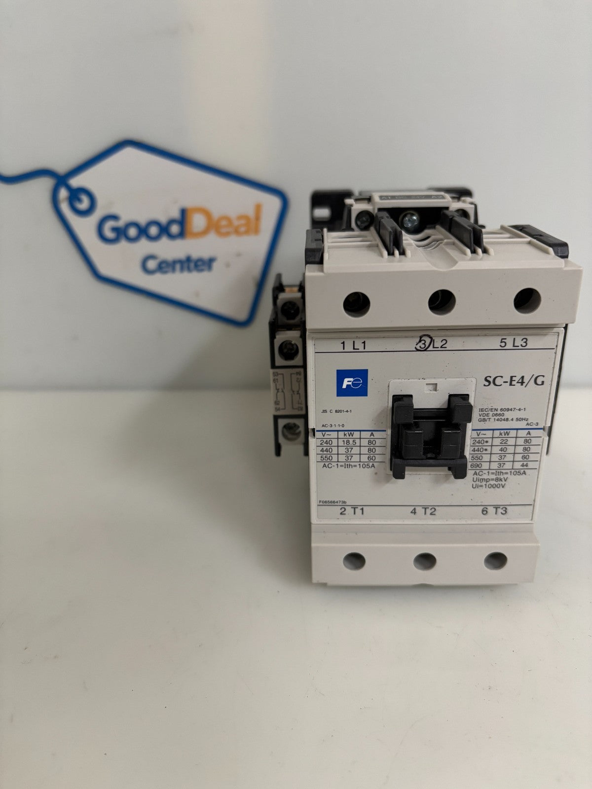 FUJI ELECTRIC CONTACTOR SC-EA/G W/2 AUXILLIARY CONTACT BLOCK SZ-AS1