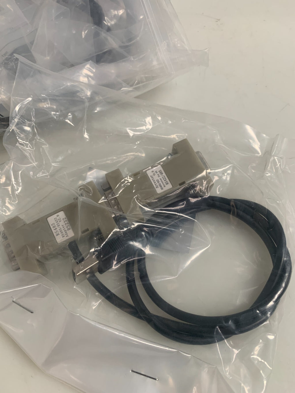 LOT OF 5 ARRESTER RS-232- RS485 CONVERTER CONNECTOR CABLE