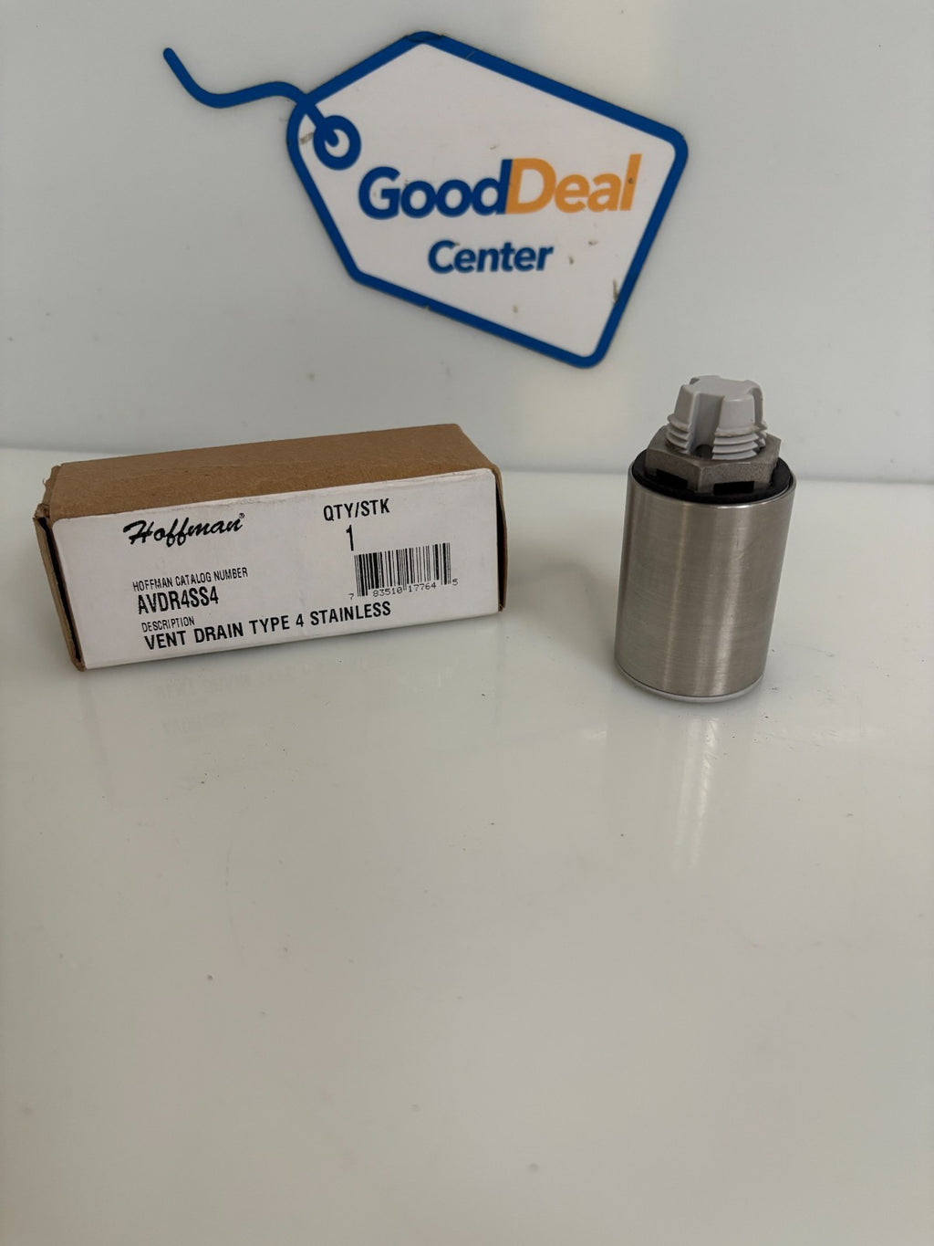 HOFFMAN VENT DRAIN TYPE 4" STAINLESS