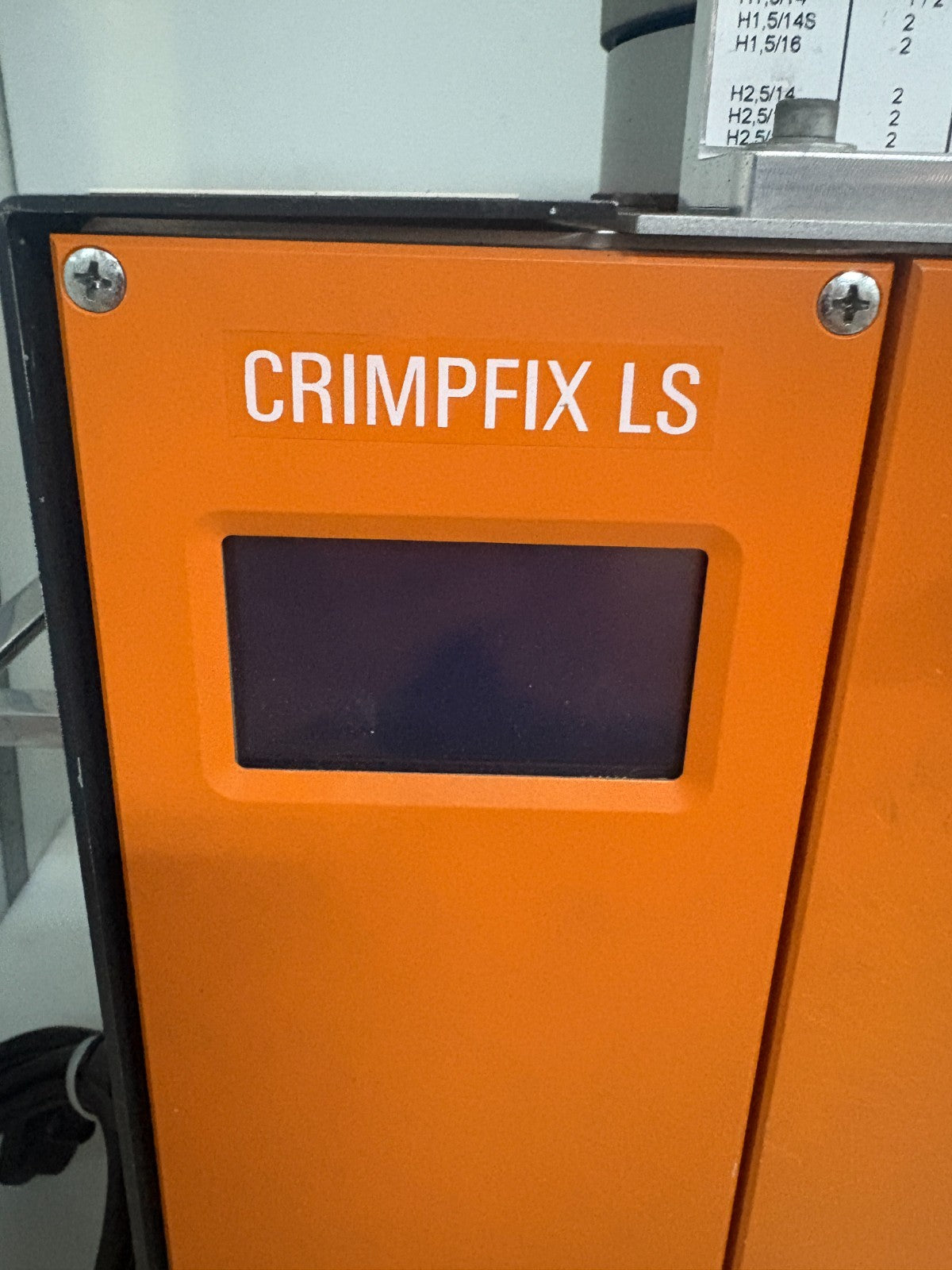 WEIDMULLER AUTOMATIC STRIPPER AND CRIMPER CRIMPIX LS 1538 W/ 3 EXTRA BOWLS2