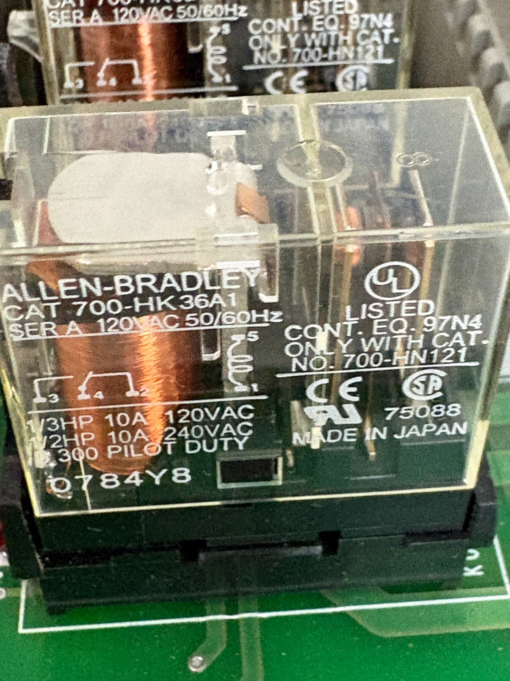 ALLEN BRADLEY INTERFACE RELAY 1492-XIM20120-8R