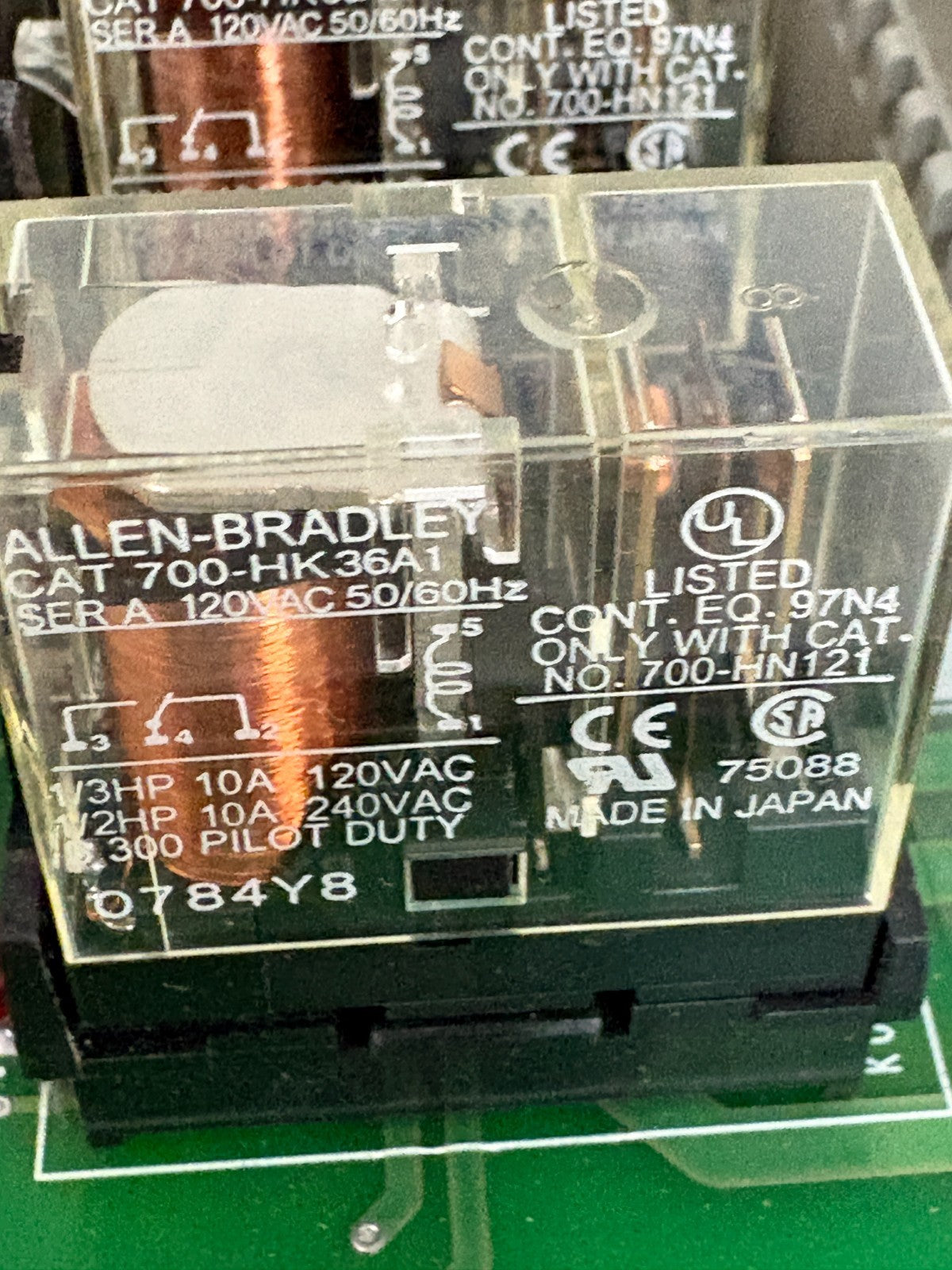 ALLEN BRADLEY INTERFACE RELAY 1492-XIM20120-8R