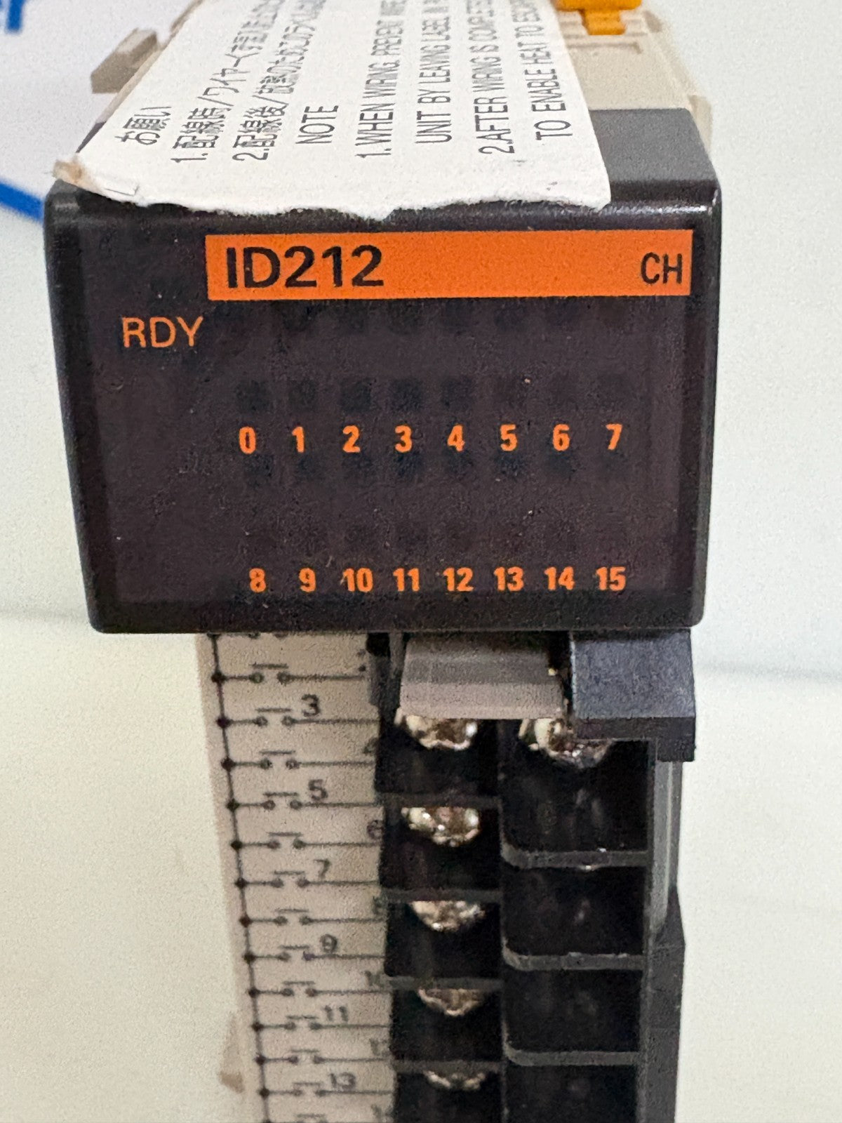 OMRON INPUT UNIT CQM1-ID2121