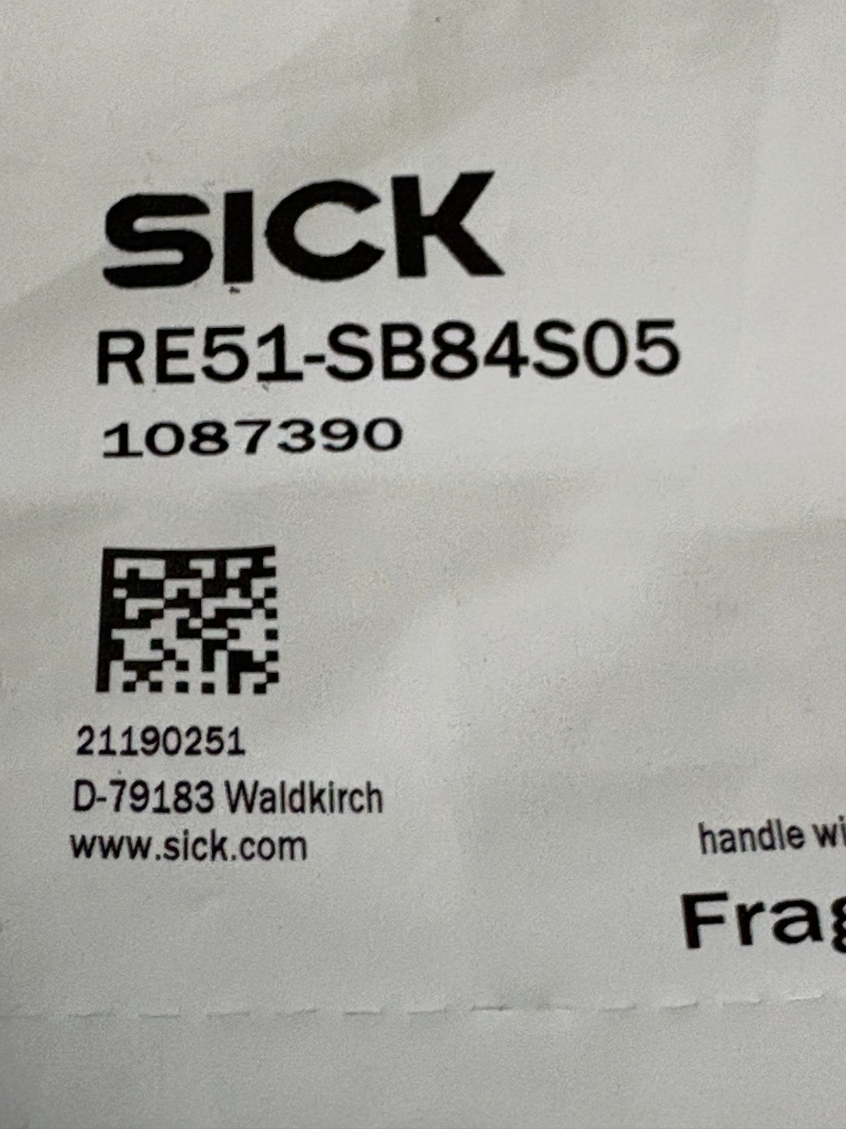 MULTIVAC SICK RE51-SB84S05