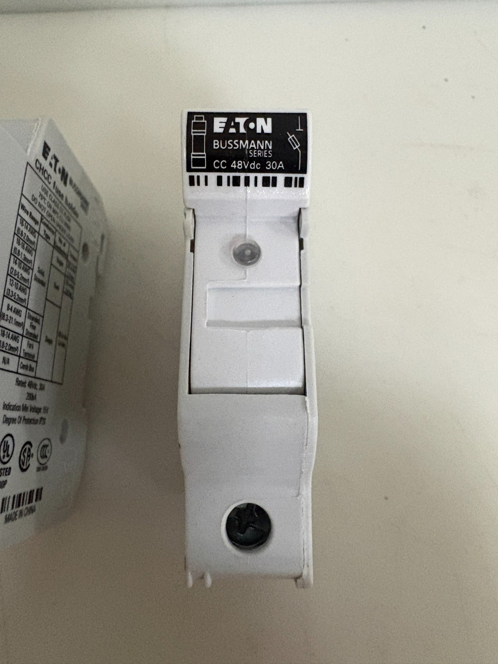 LOT OF 3 EATON BUSSMAN FUSEHOLDER CHCC1