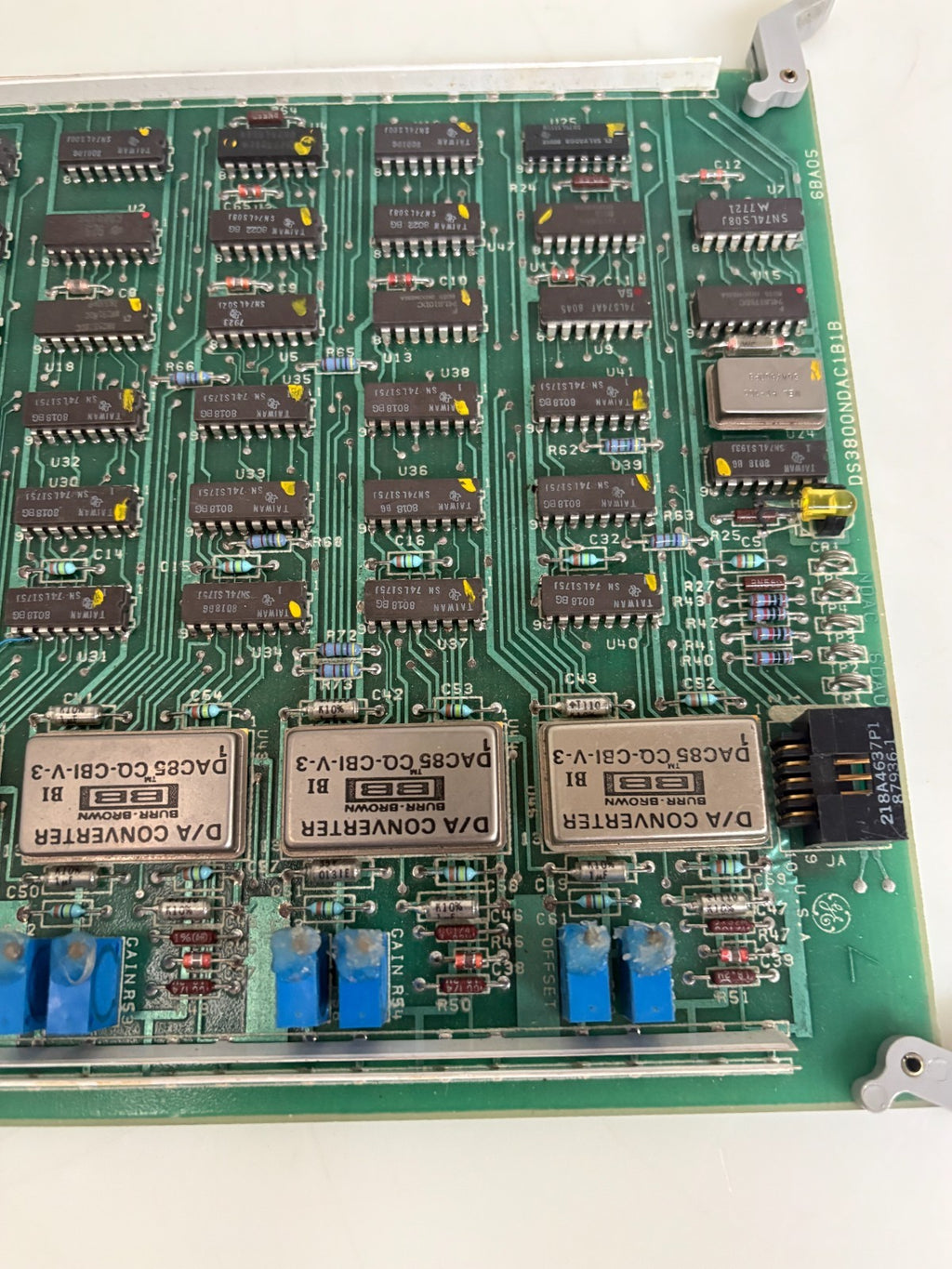 GENERAL ELECTRIC A/O CIRCUIT CARD #DS3800NDAC4