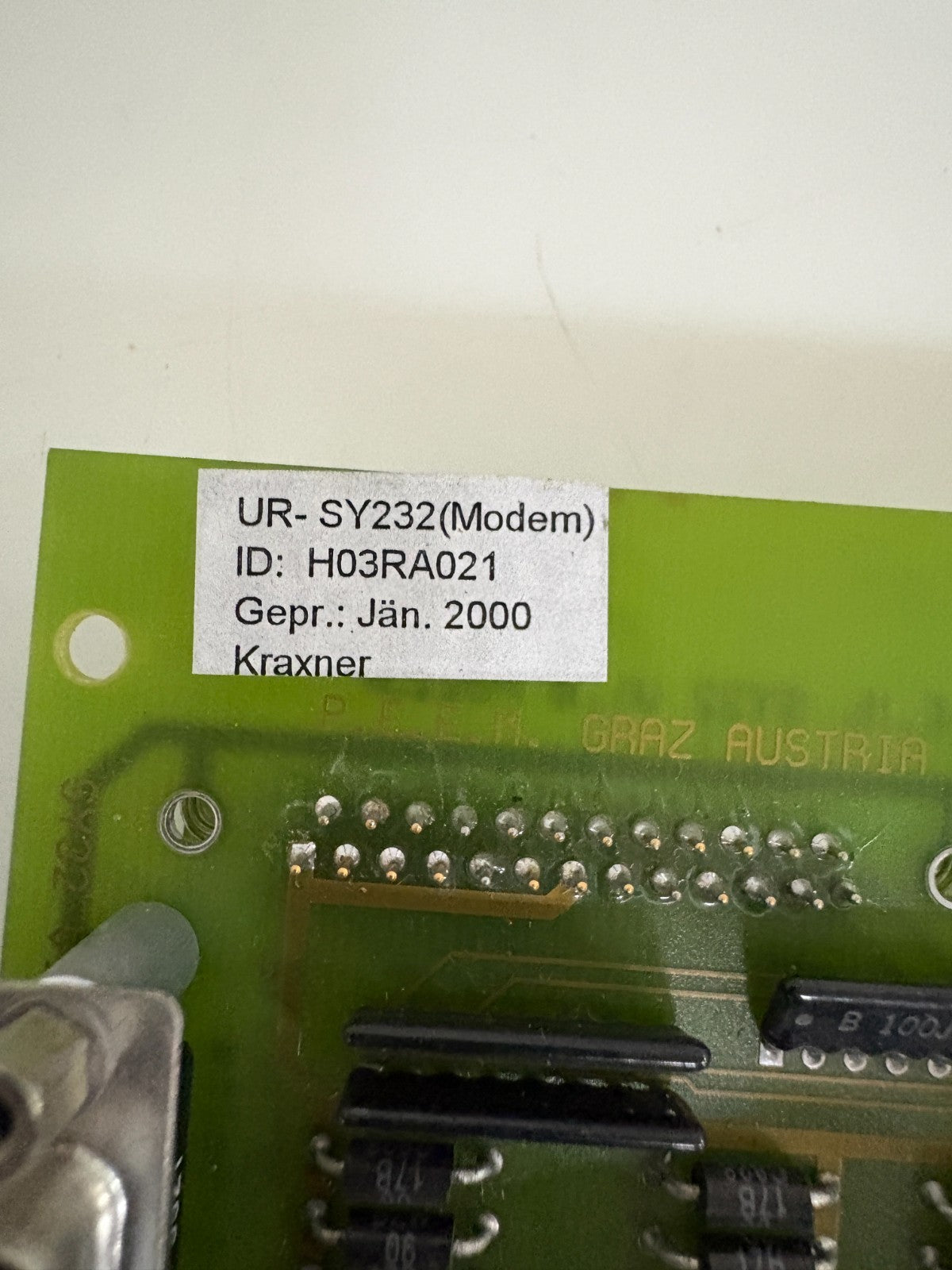 PEEM UR-SY232 MODEM MODULE H03RA0211
