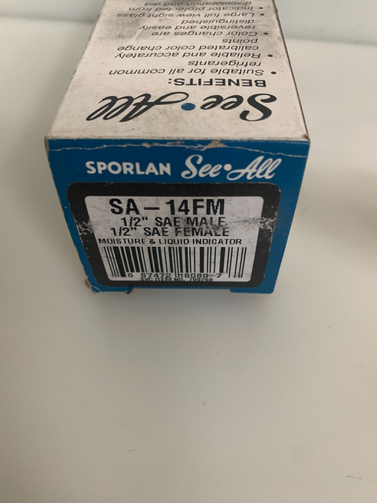 SPORLAN SEE ALL MOISTURE & LIQUID INDICATOR SA-14FM