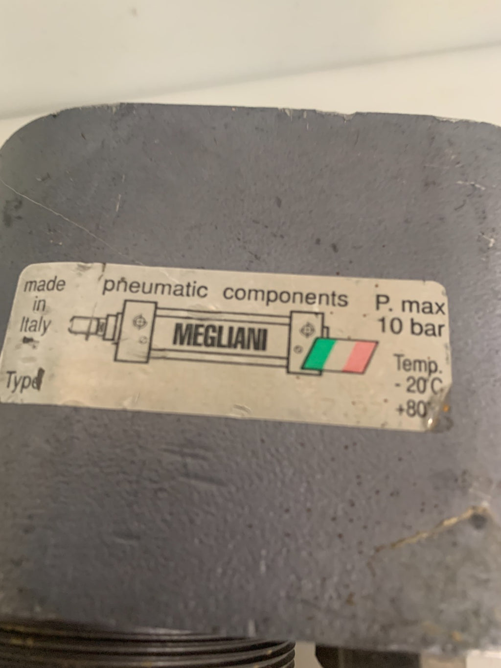 MEGLIANI PNEUMATIC COMPONENTS 10 BAR