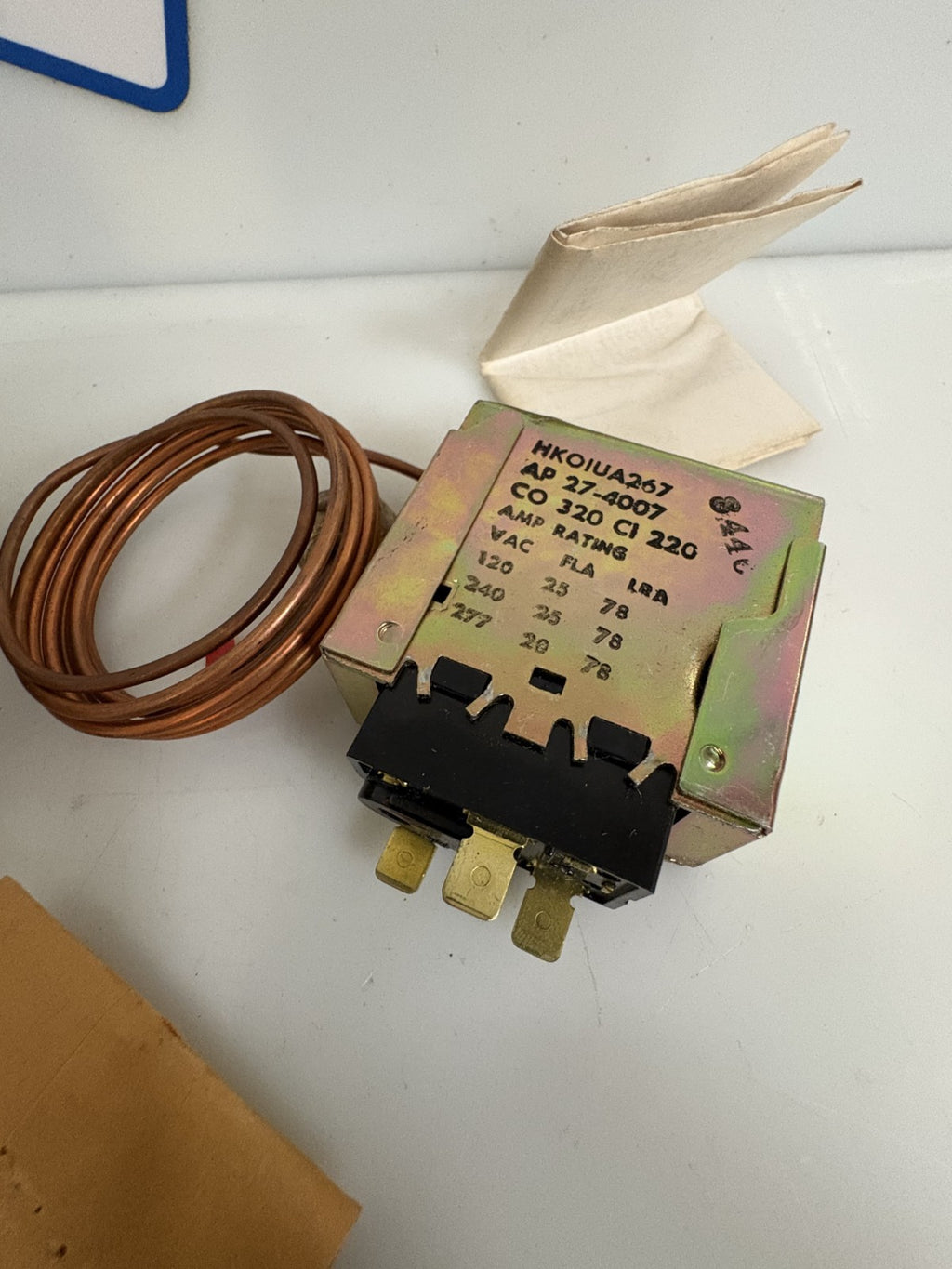 CARRIER PRESSURESTAT AP27-40071