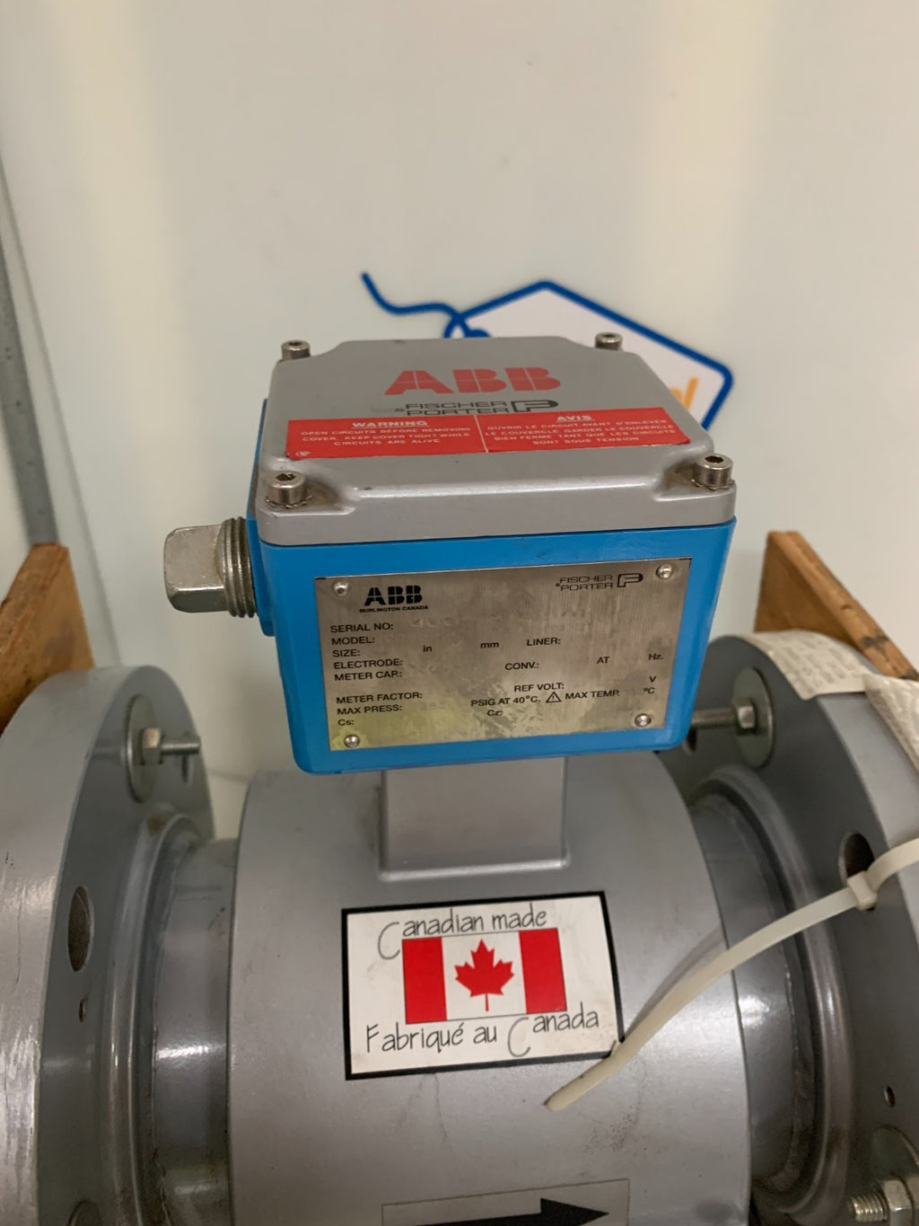 ABB FISHER PORTER FLOW METER 10DS3 ADE15P A2DK11321