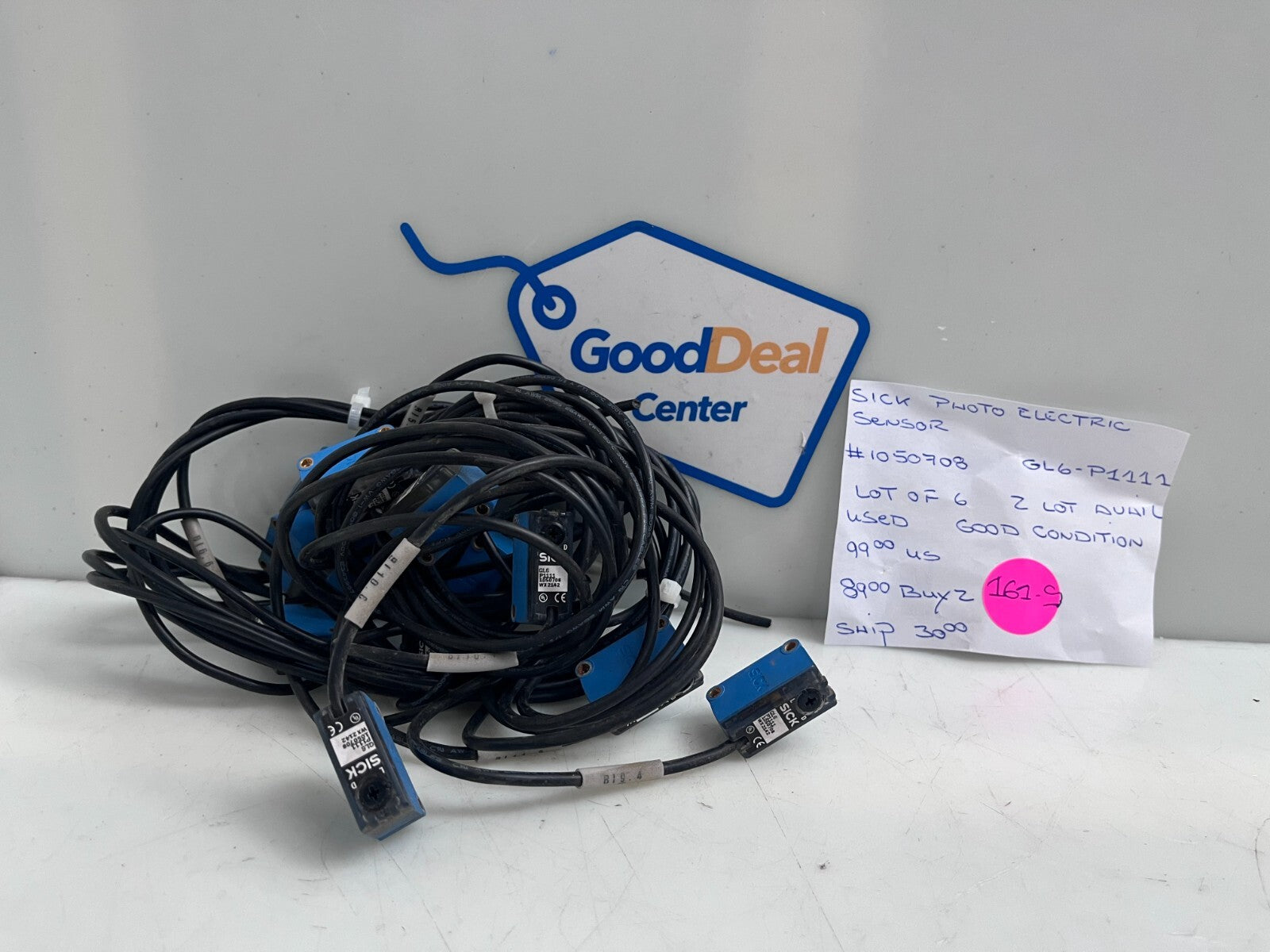 SICK GL6-P1111 Photoelectric Sensor 1050708 (Lot of 6)