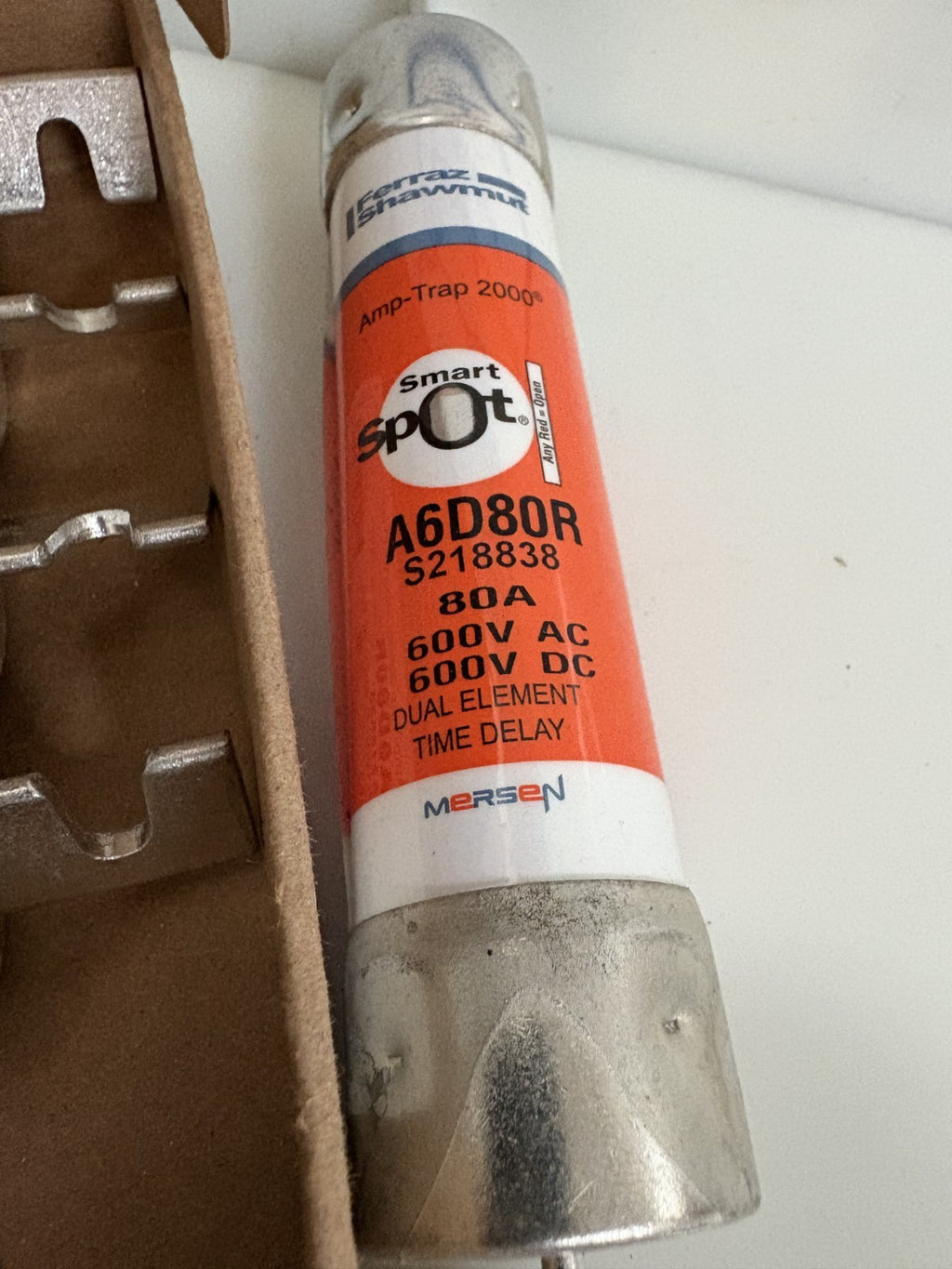 MERSEN AMP-TRAP RK1 FUSE A6D 80R BOX OF 5