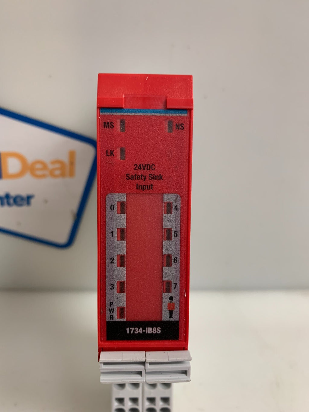 ALLEN BRADLEY 8 CHANNEL SAFETY SOURCING OUTPUT MODULE 1734-IB8S SER B W/1734-TOP1