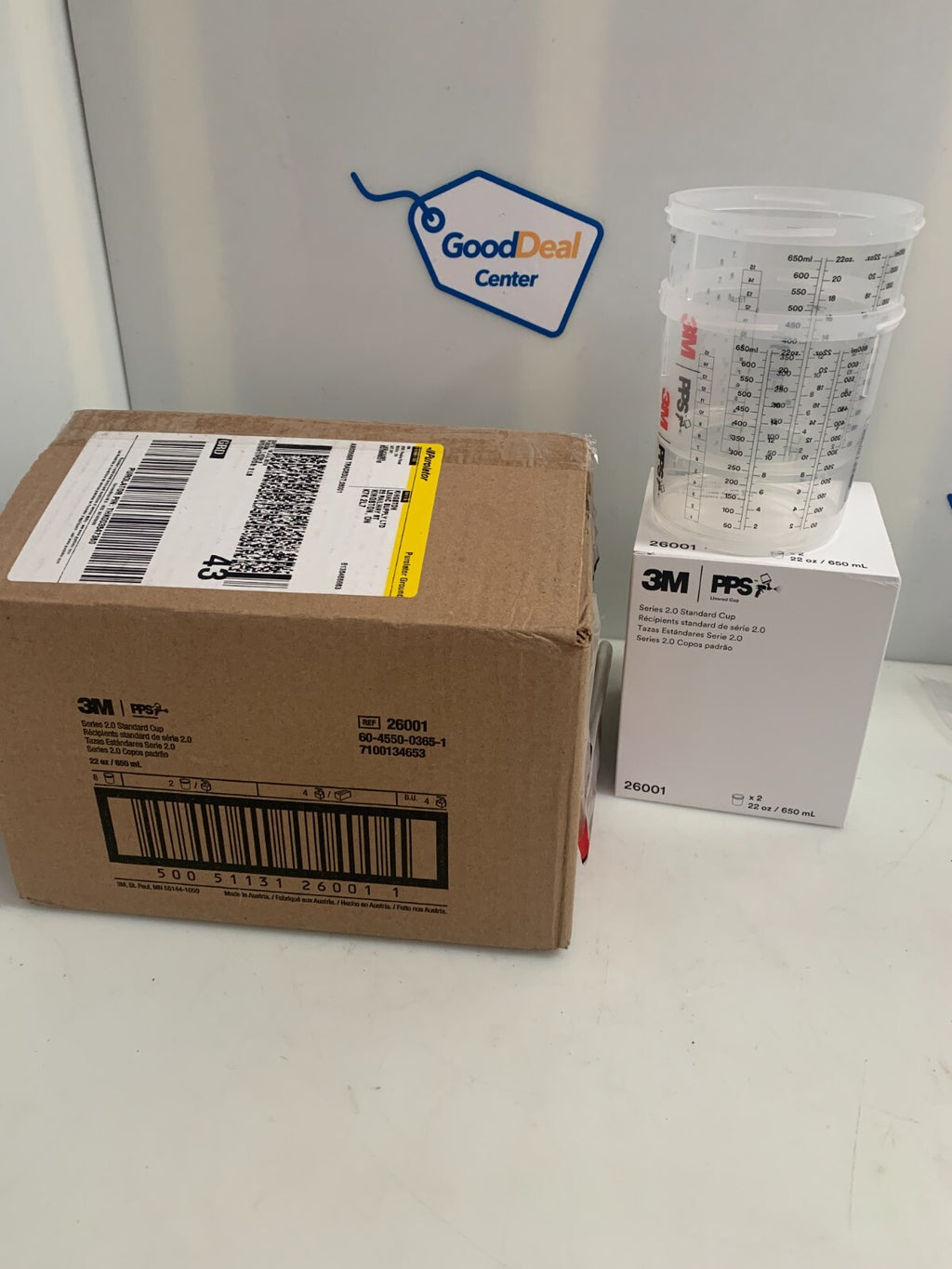 3M Spray Gun Cup 22 OZ # 26001 Pack of 8 New in box