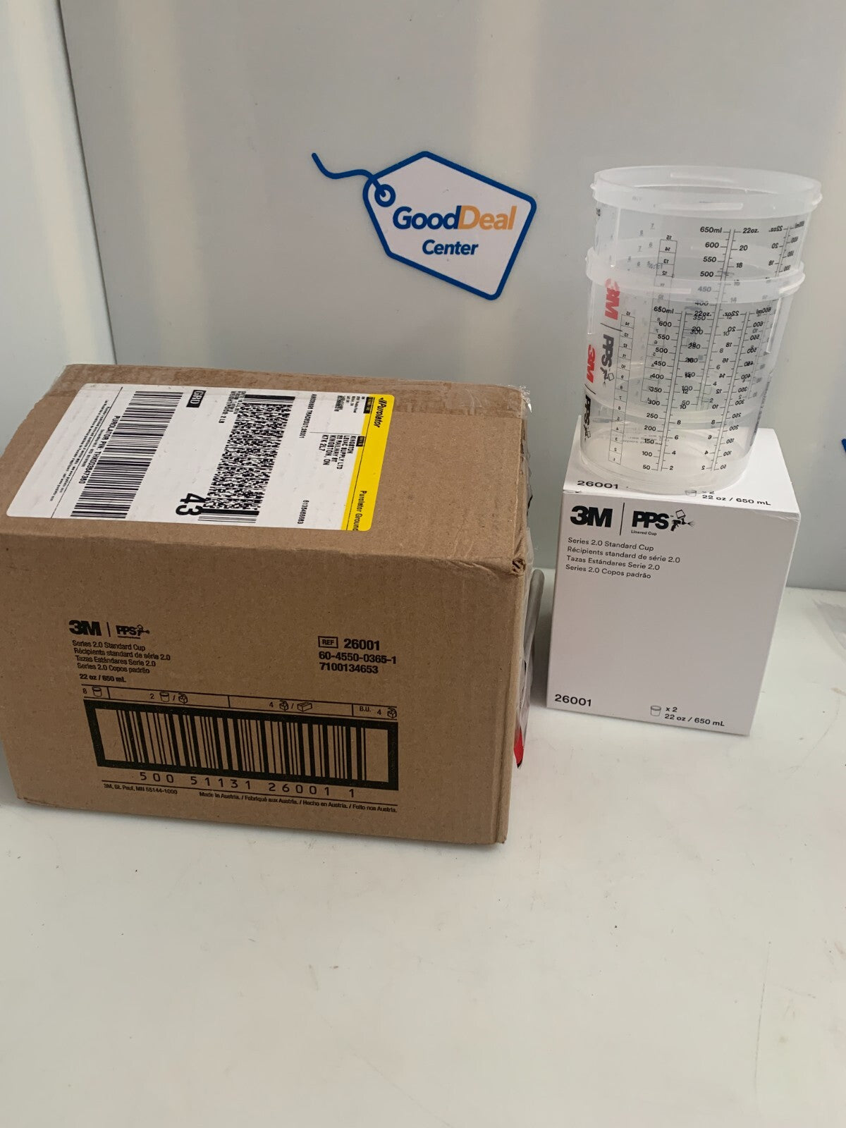 3M Spray Gun Cup 22 OZ # 26001 Pack of 8 New in box