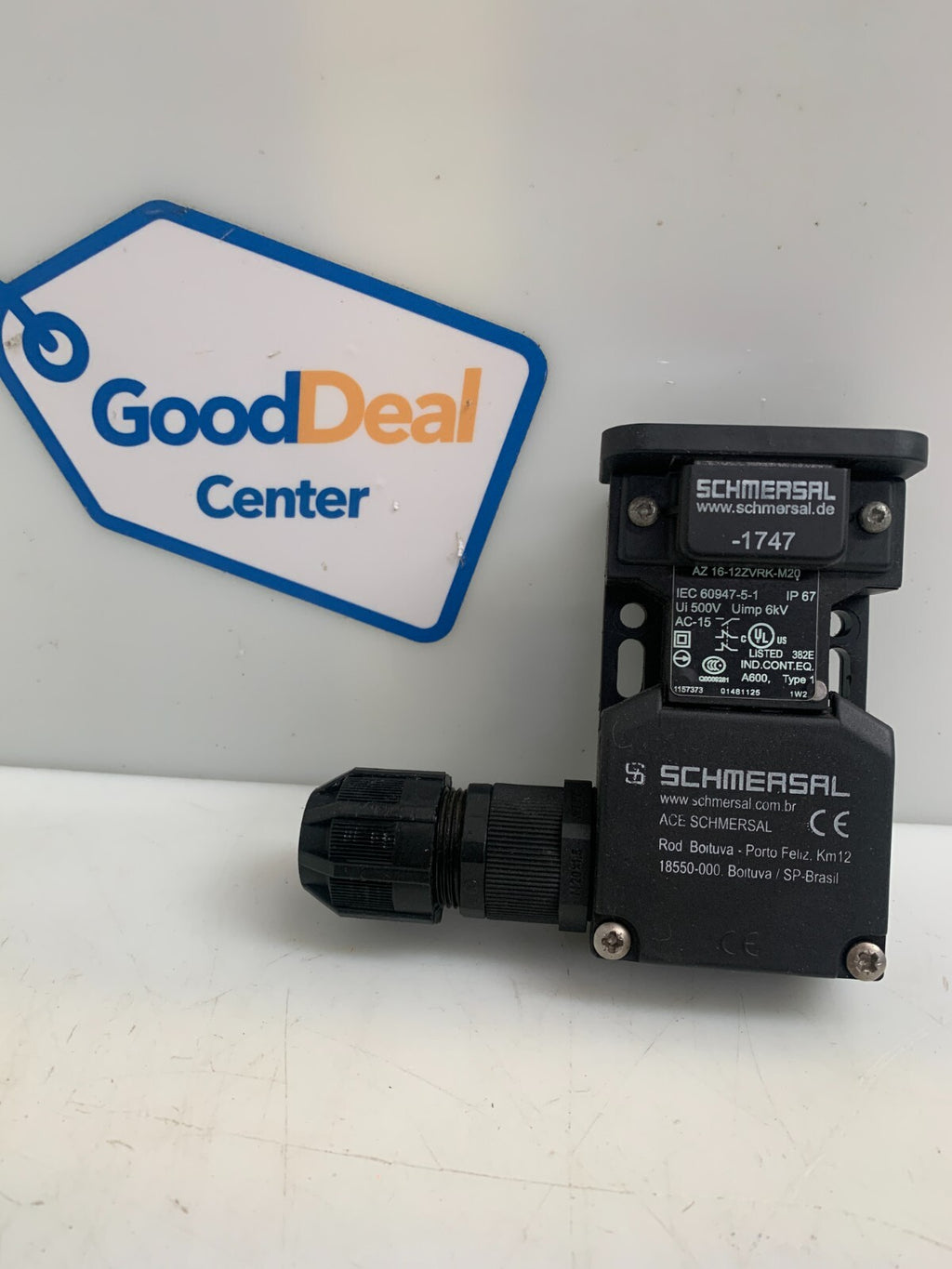 SCHMERSAL  AZ 16-12ZVRK-M20   Safety Interlock Switch