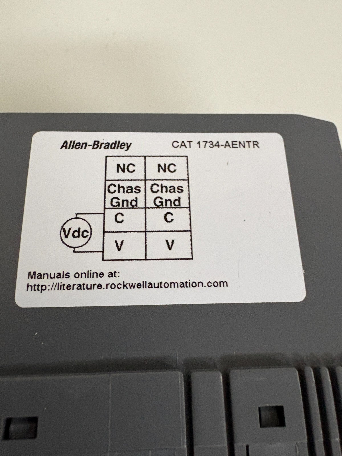 ALLEN BRADLEY POINT I/O 1734-AENTR SER B