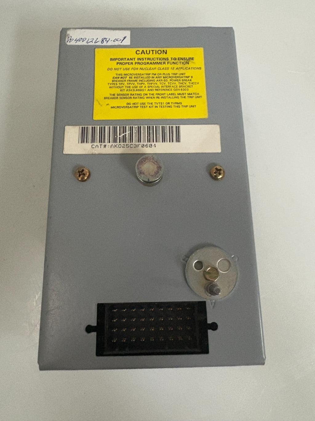 GENERAL ELECTRIC MICRO VERSATRIP PLUS TRIP UNIT AK025C3F0604