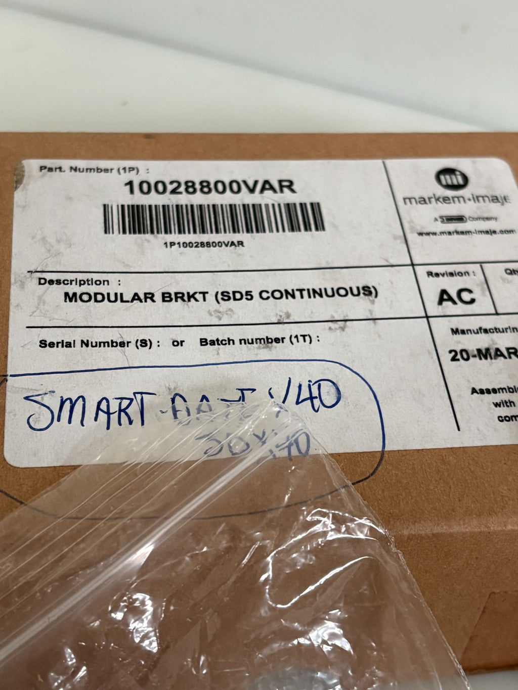 MARKEN IMAJE MODULAR BRACKET 10028800VAR 