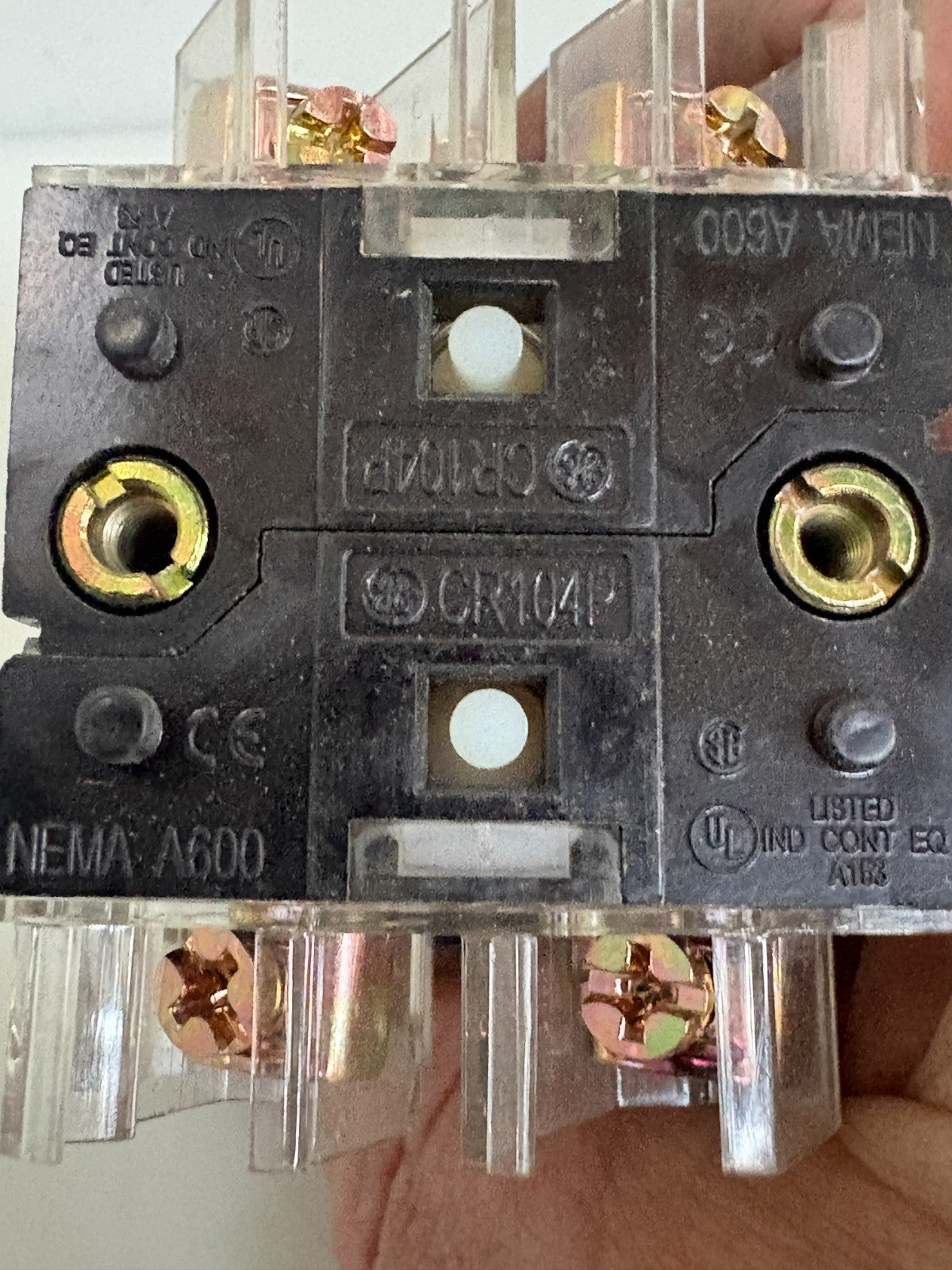 GENERAL ELECTRIC SE 310 & CR104P W/ CR104PSG21B SELECTOR SWITCH 2 POS3