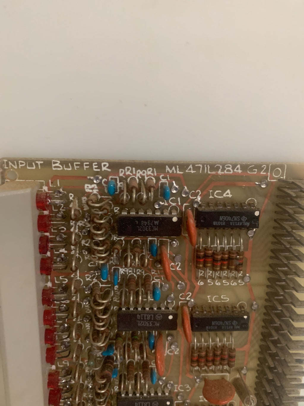 GENERAL ELECTRIC INPUT BUFFER BOARD ML471 L 284 G2 "O"