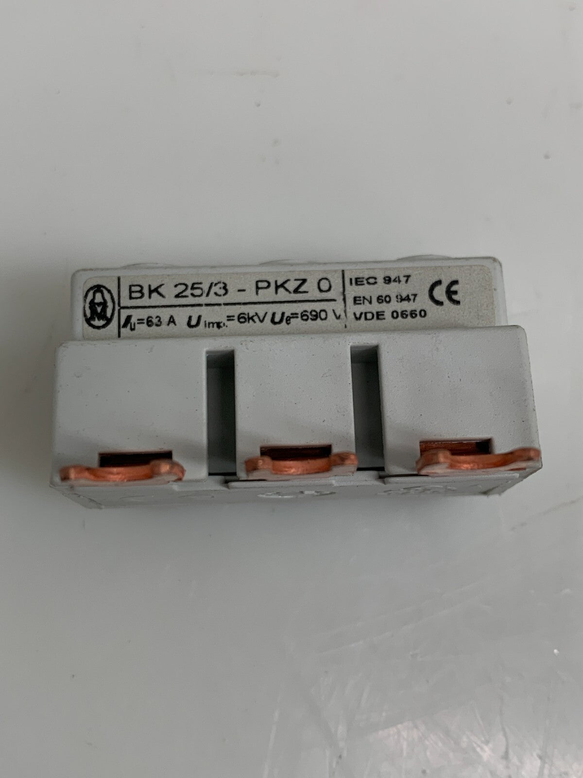 MOELLER  Terminal Adaptor  BK25/3-PKZ0  (Lot of 6)1
