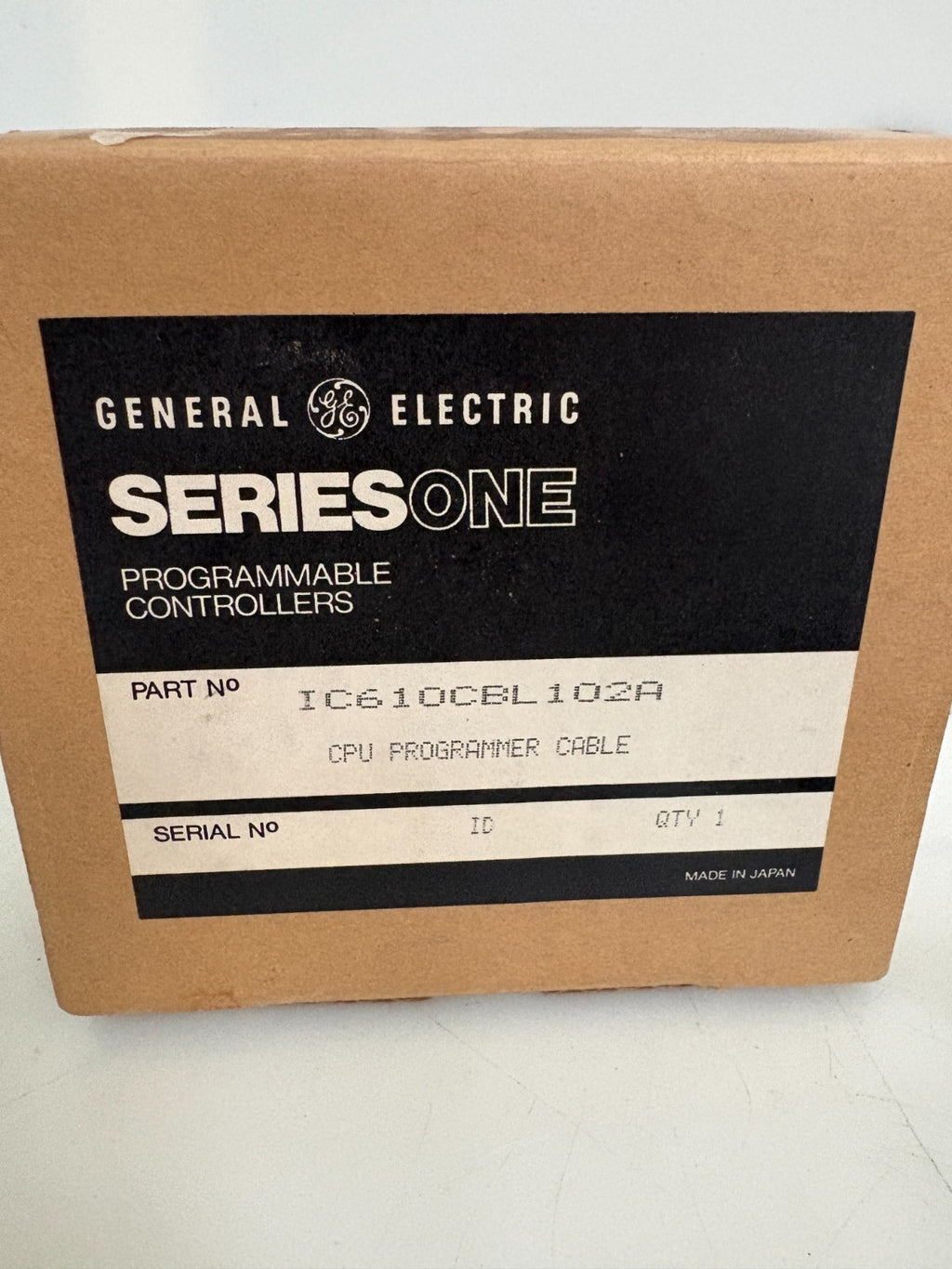 GE FANUC CPU PROGRAMMER CABLE IC610CBL102A2