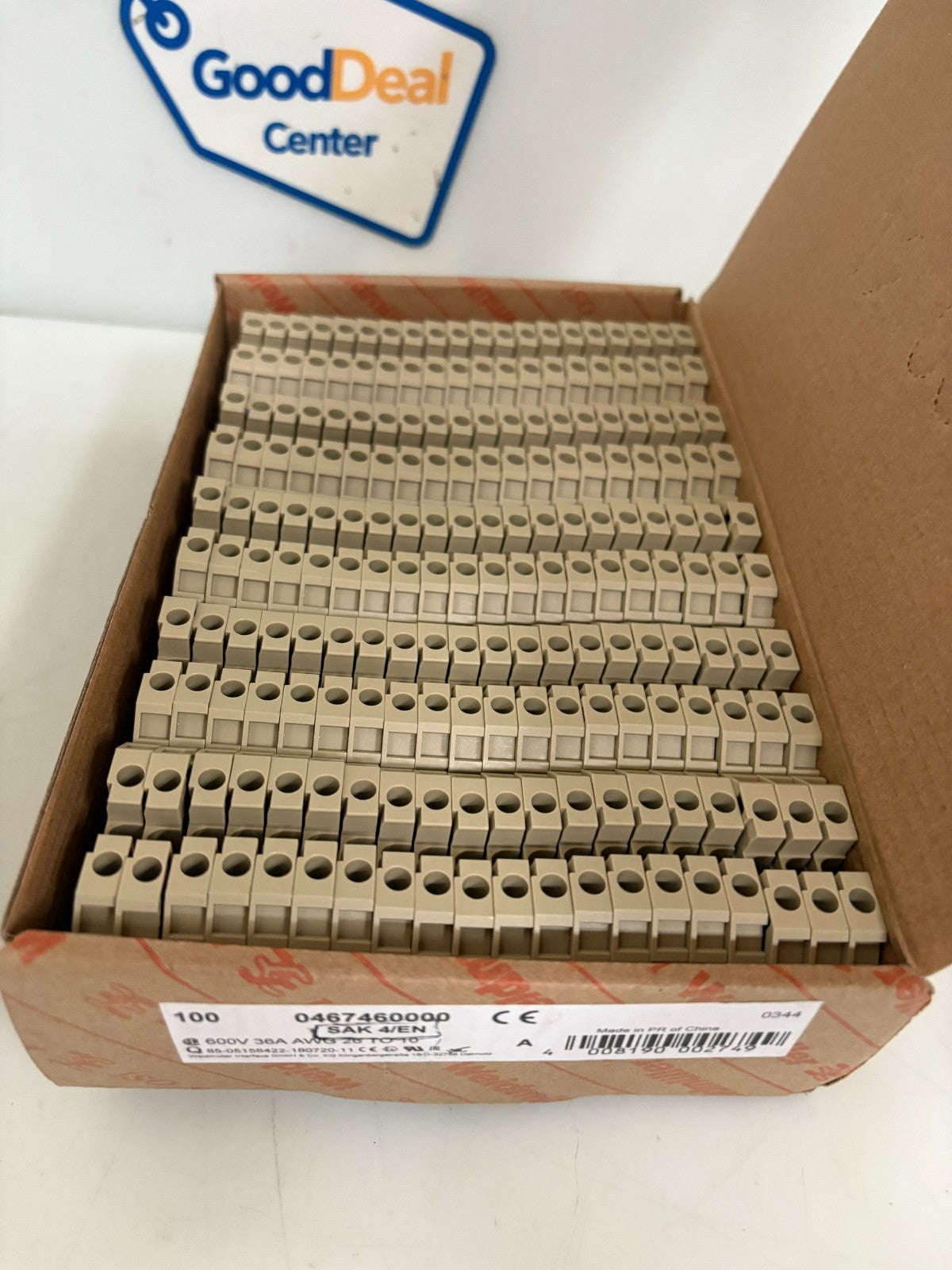 WEIDMULLER TERMINAL BLOCK 0467460000 SAK 4/EN3
