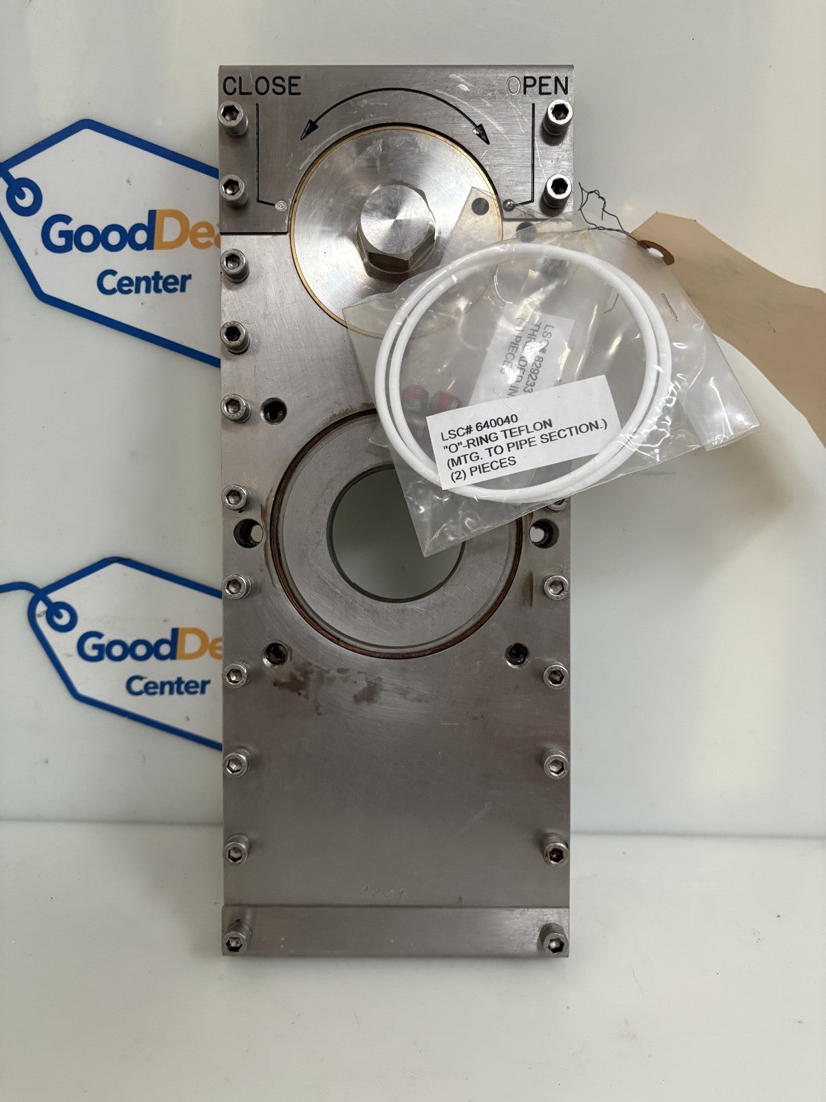 VERSO VALVE ISOLATION LIQUID SOLIDS #829246 GATE ADAPTER VALVE #3001776 9 FB 25