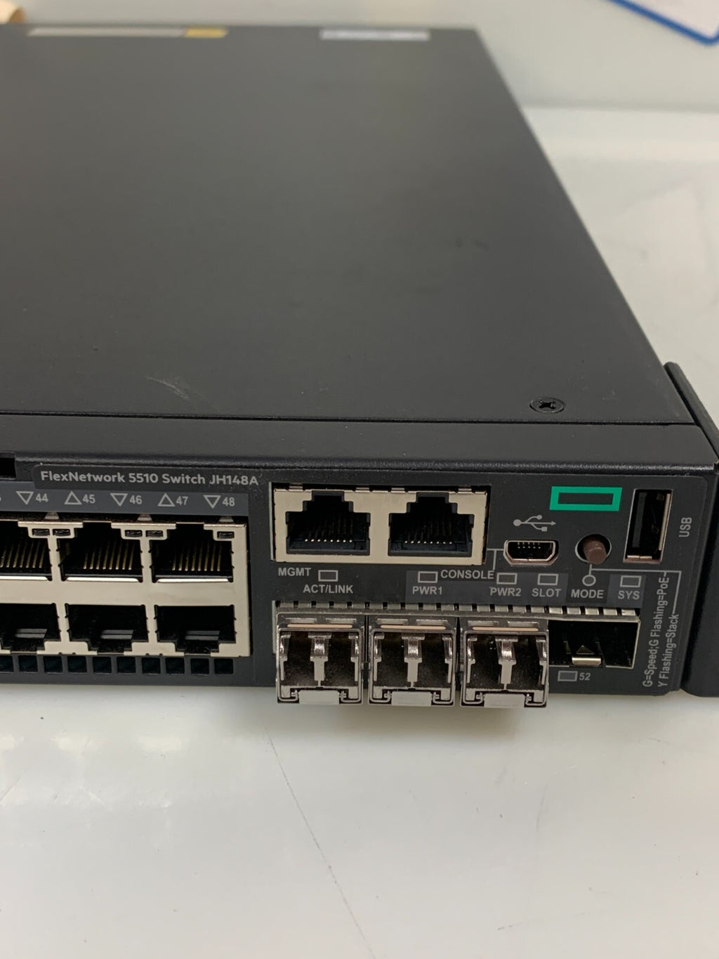 HP Hewlett Packard Flexnetwork 5510 Switch JH148A1