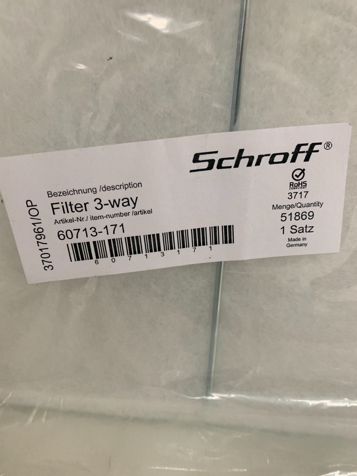 SCHROFF 3 WAY FILTER 60713-171
