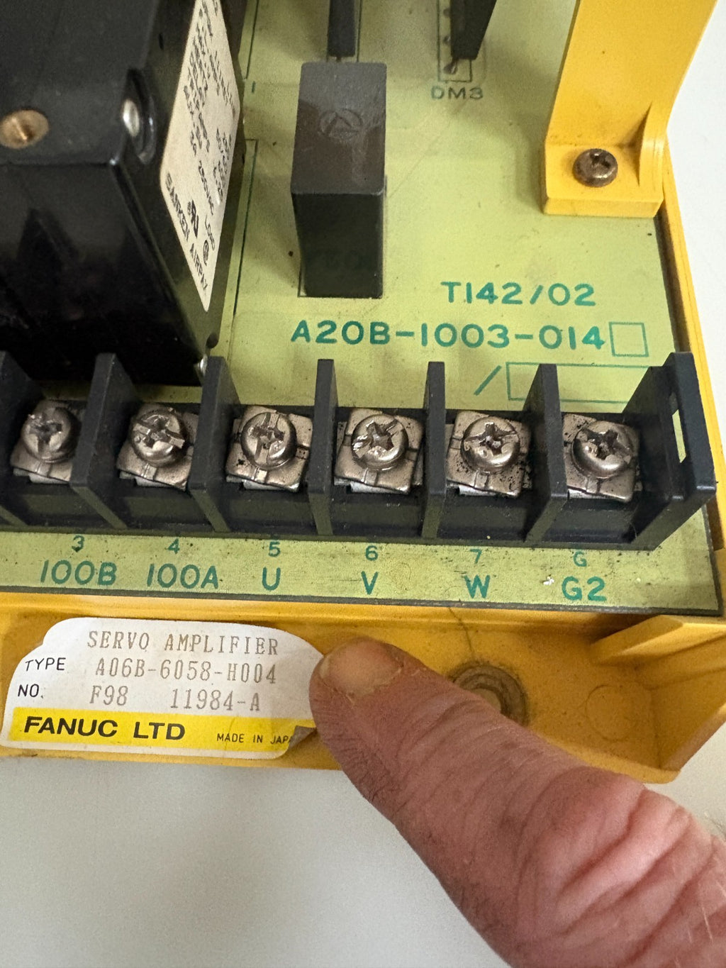GE FANUC SERVO AMPLIFIER A06B-6058-H0042