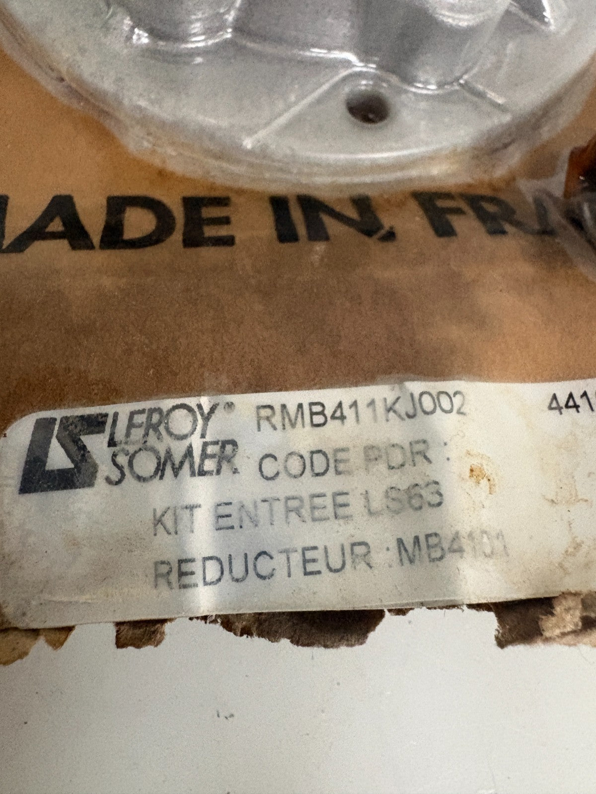 LEROY SOMER ENTRANCE REDUCER KIT 3 FT75R RMB411KJ002