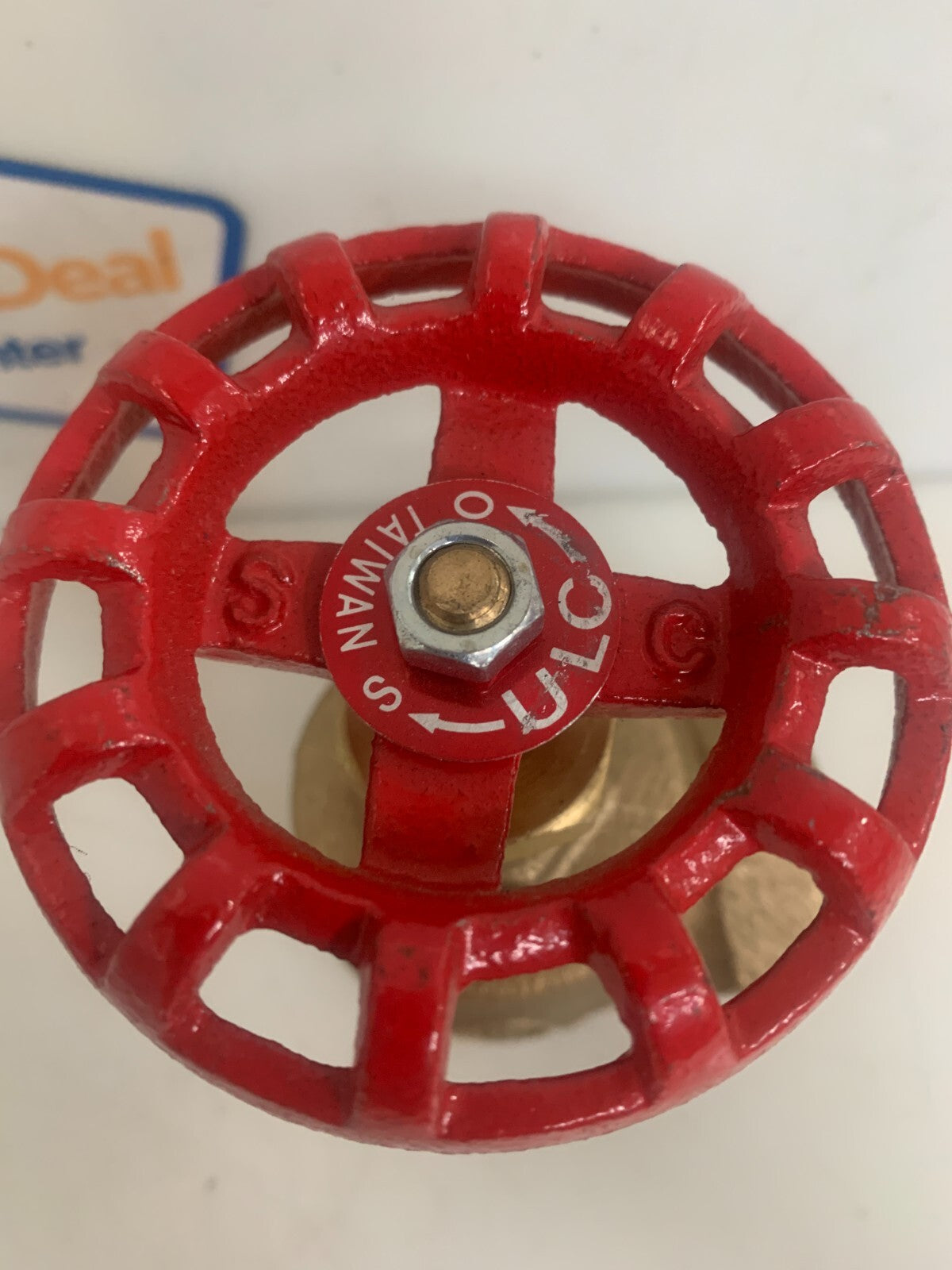 UNITED 1 1/2" TRIM AND DRAIN ANGLE GLOBE BRASS VALVE #126 UL2