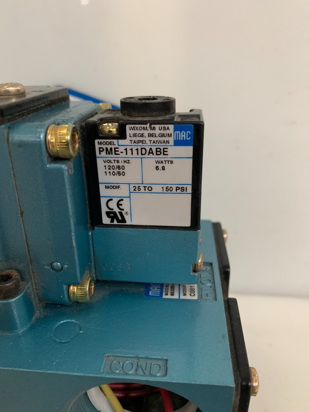 MAC VALVE SOLENOID VALVE 6511B-611-PM-111DA