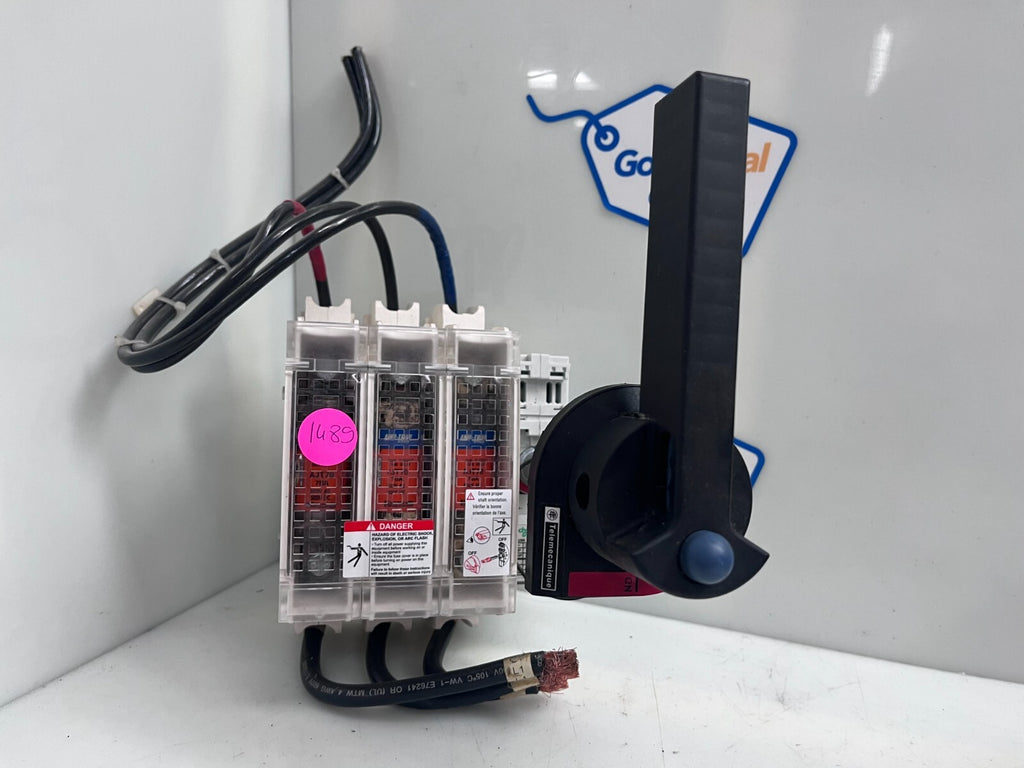 SCHNEIDER ELECTRIC Disconnect Switch + Telemecanique Rotary Operator Handle