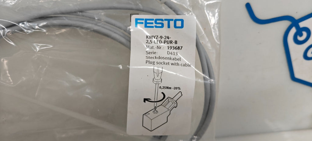 FESTO KMYZ-9-24-2.5-LED-PUR-B #1936871