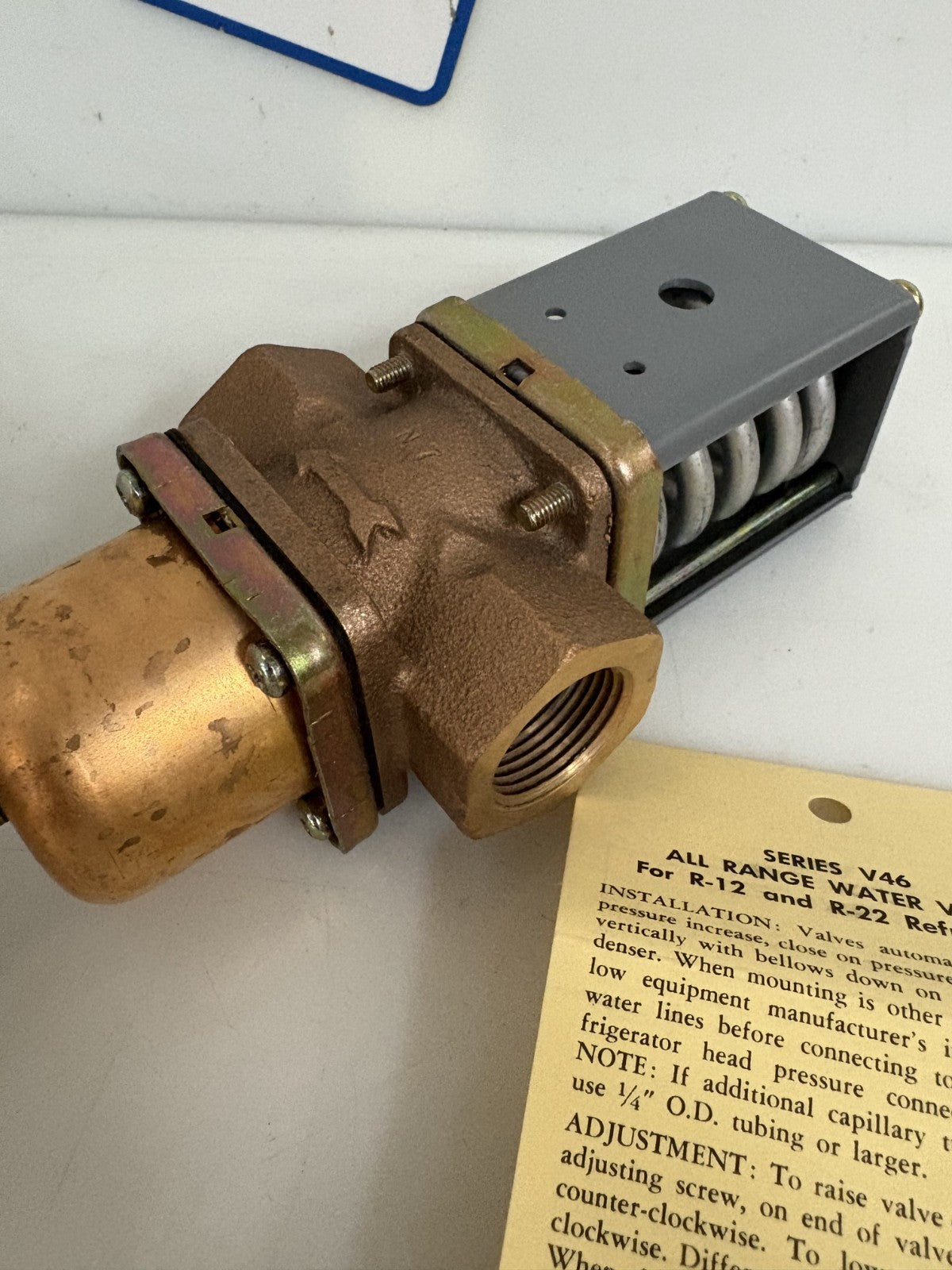 JOHNSON CONTROLS 3/4" WATER VALVE V46AC-1C4