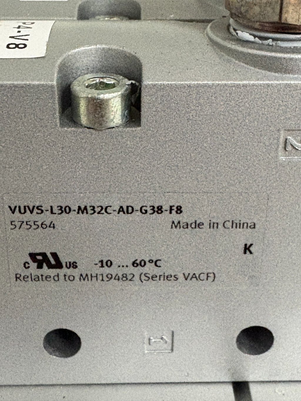 FESTO MANIFOLD BLOCK 8026401 VABM-B10-30E-G34-8-P3 W/6X SOLENOID 8030811