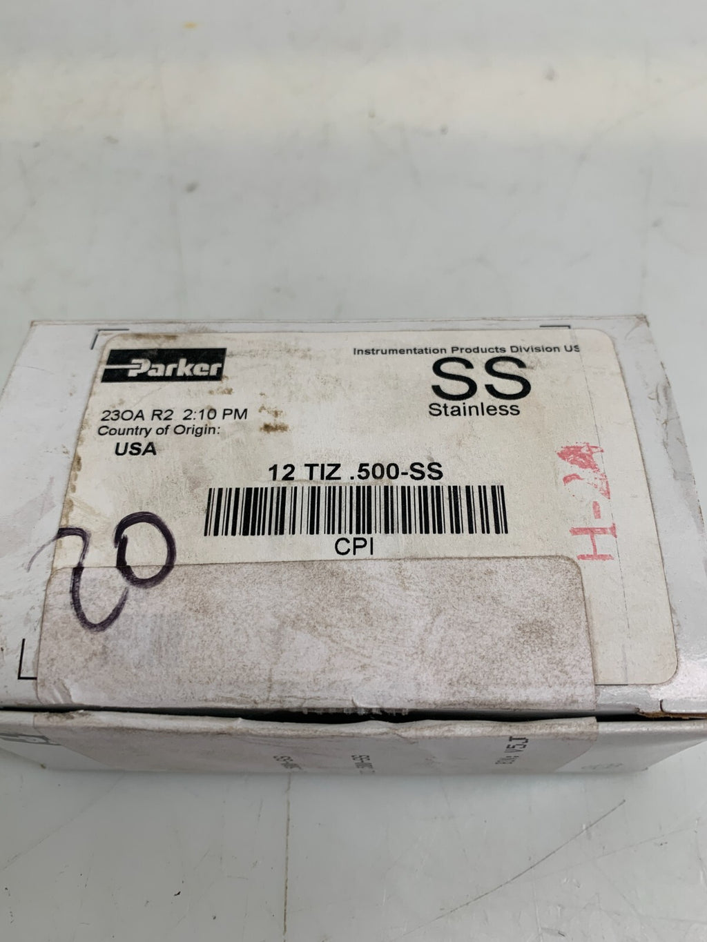 PARKER  TIZ.500-SS Tube End Insert Stainless Steel   (Box of 20)2