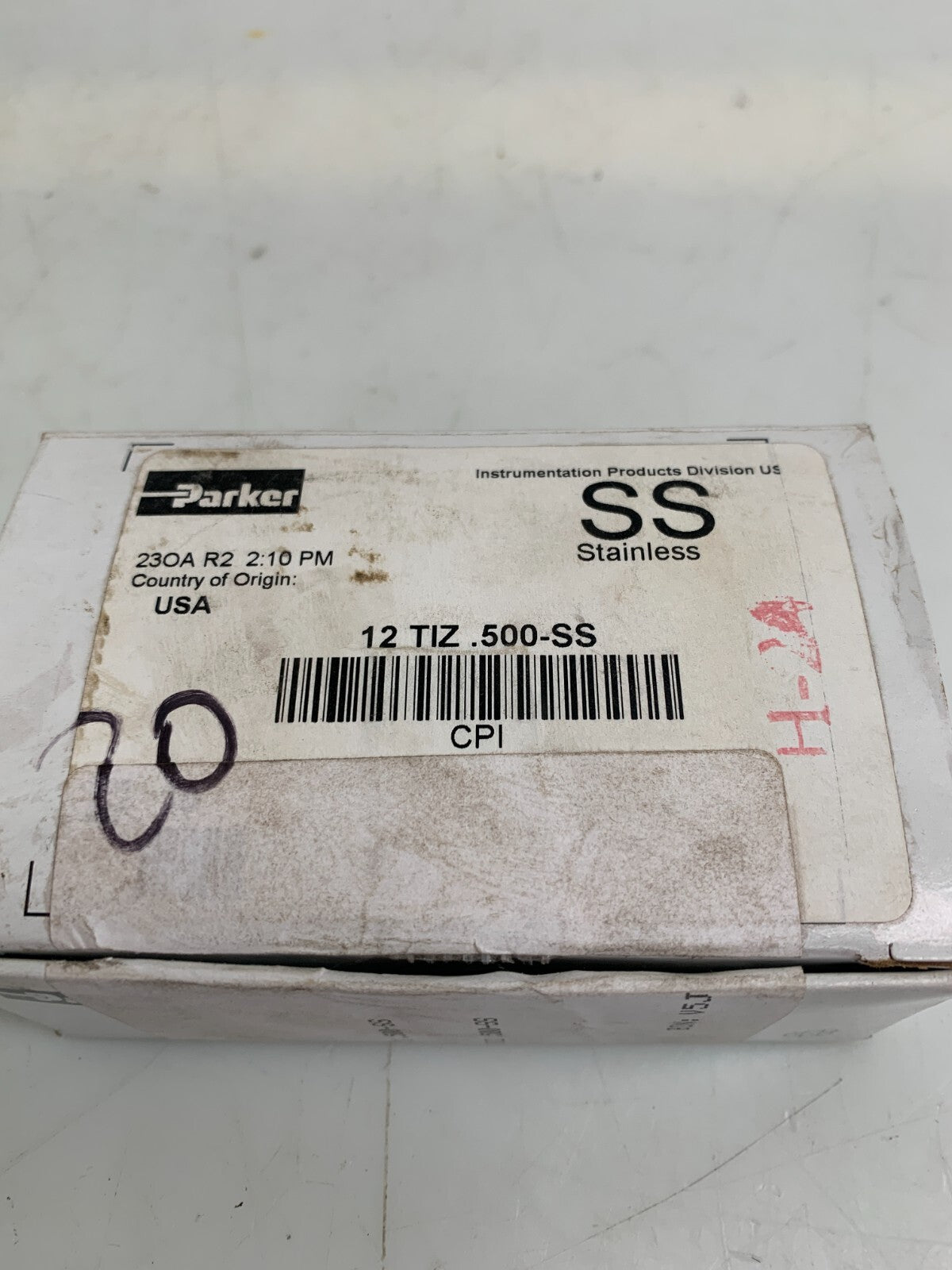 PARKER  TIZ.500-SS Tube End Insert Stainless Steel   (Box of 20)2