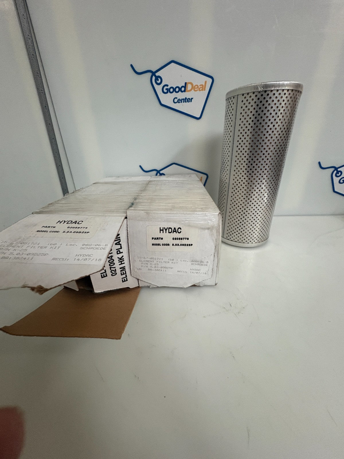 LOT OF 2 HYDAC FILTER ELEMENT #02058778
