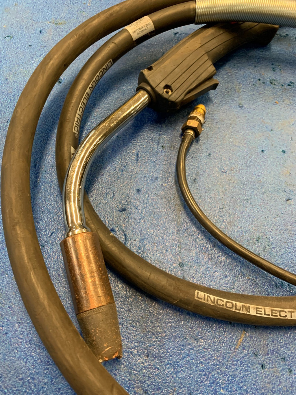 LINCOLN ELECTRIC STANDARD WELDING GUN KU71-1 MAGNUM 400  10' CABLE2