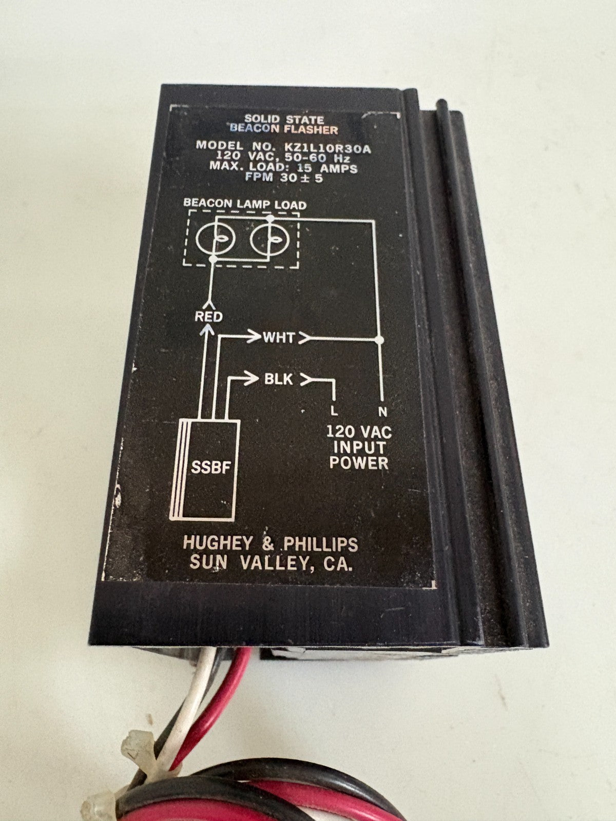 SOLID STATE BEACON FLASHER KZ1L10R30A