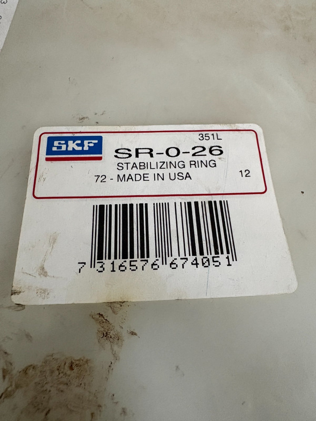 SKF STABILIZING RING SR-0-26