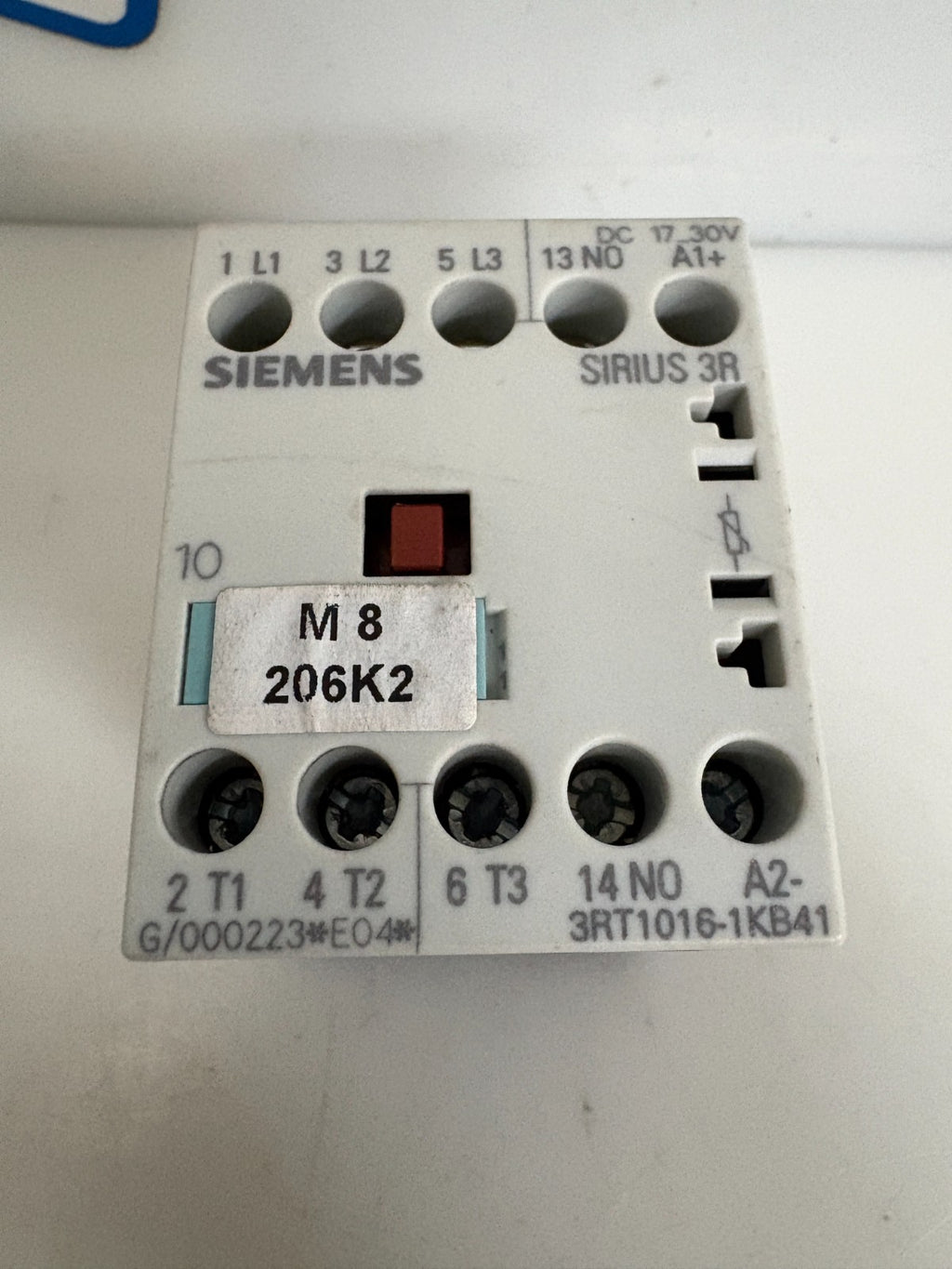 SIEMENS CONTACTOR 3RT1016-1KB41 G/000223-EO